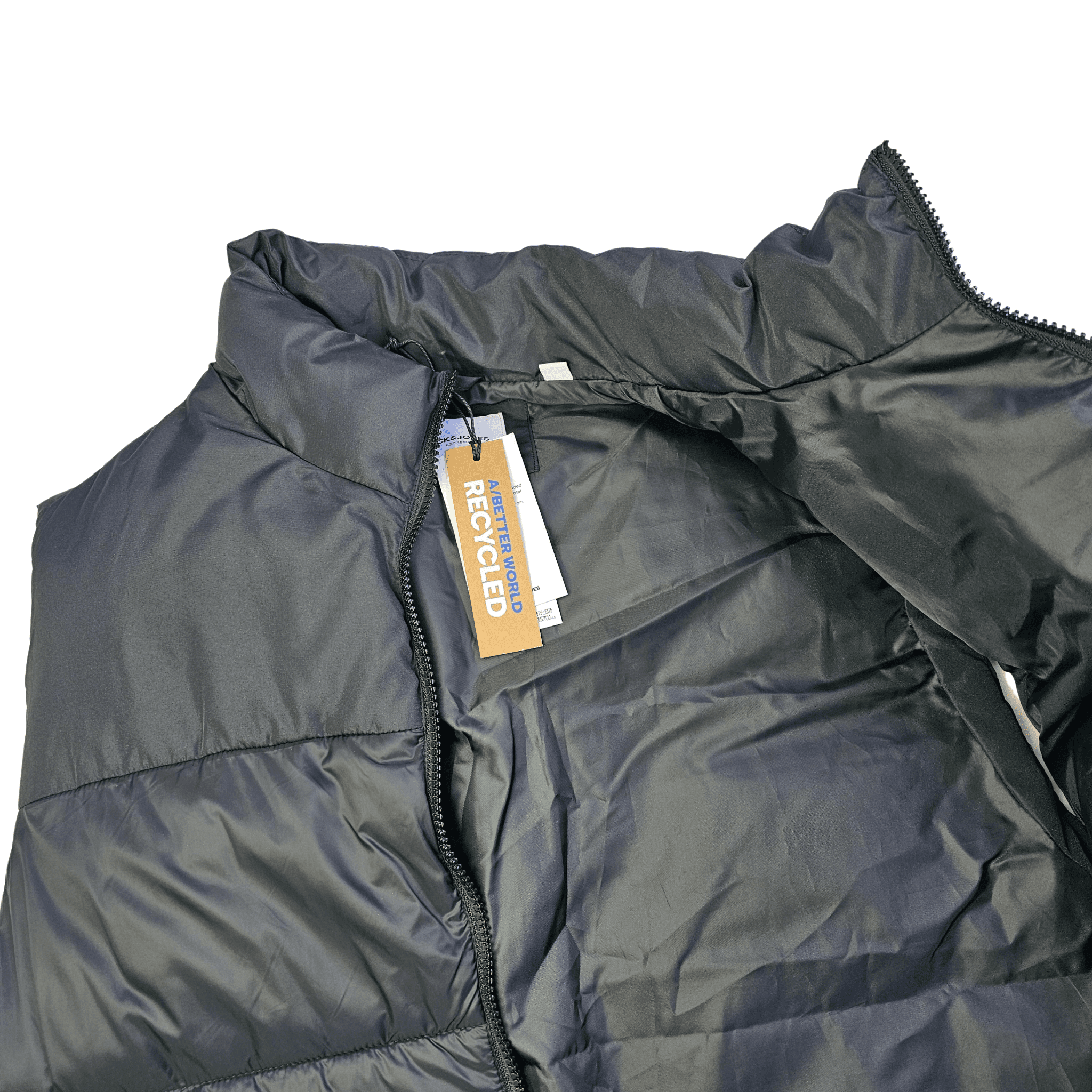 Jelek Meshkujsh Jack&Jones Ngjyre i Zi Outlet/Vest