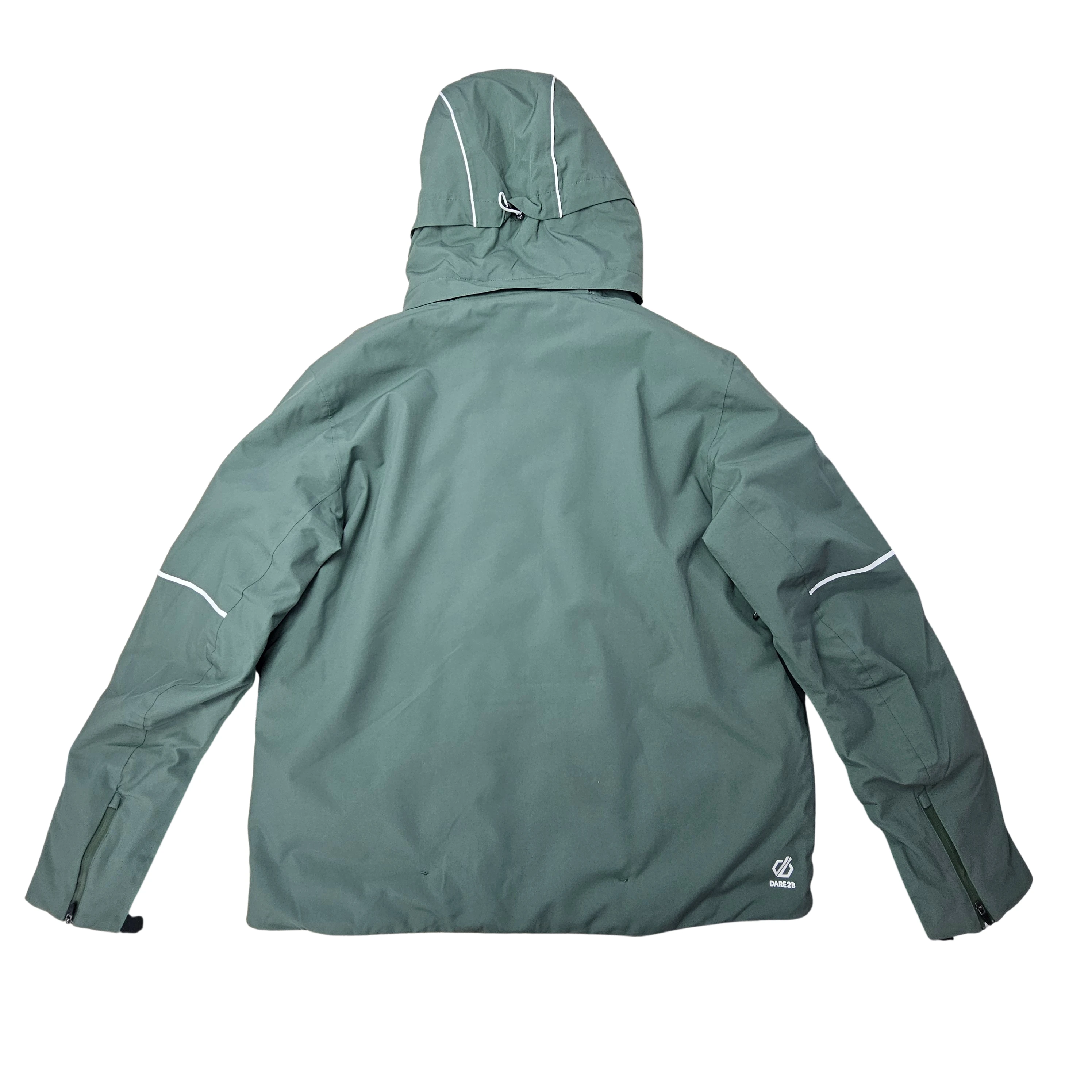 Xhup Bore Meshkujsh Ngjyre Ulliri me Dizajn Bardh e Zi S.Hand Men's Snow Jacket