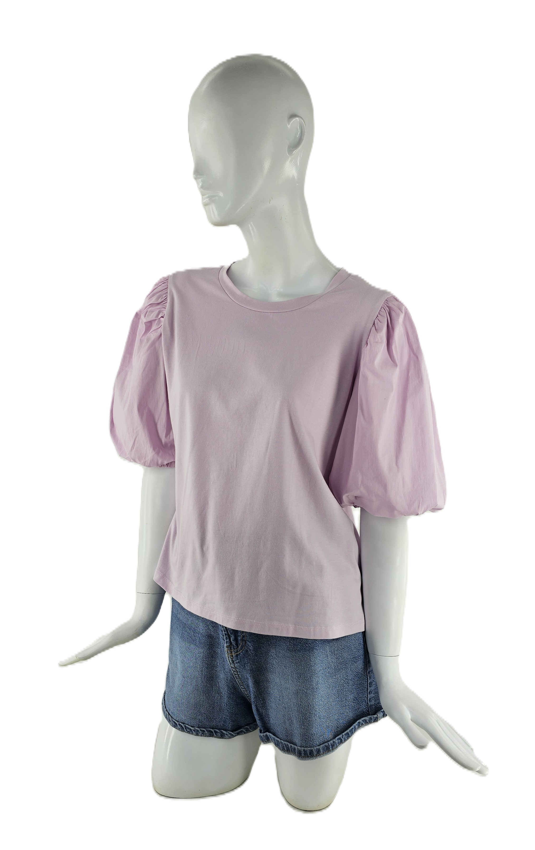 Bluze Femrash Ngjyre Roze me Krahe te Fryre Outlet/Shirt