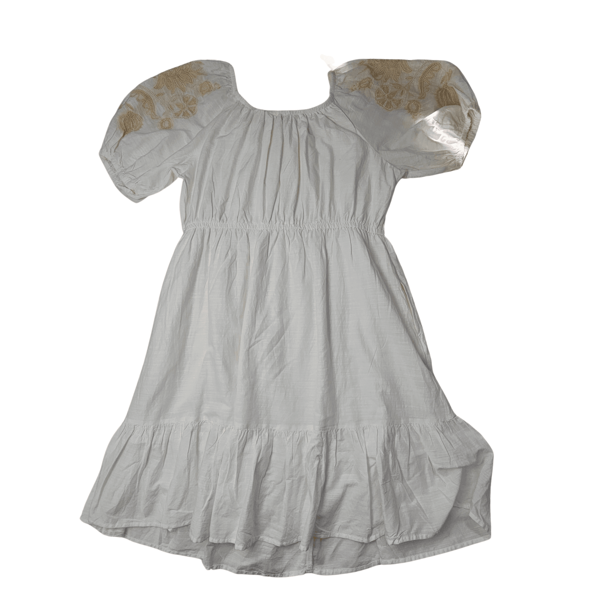 Fustan Femrash Knox Rose Ngjyre i Bardhe me Dantelle tek Krahet Outlet/Drees