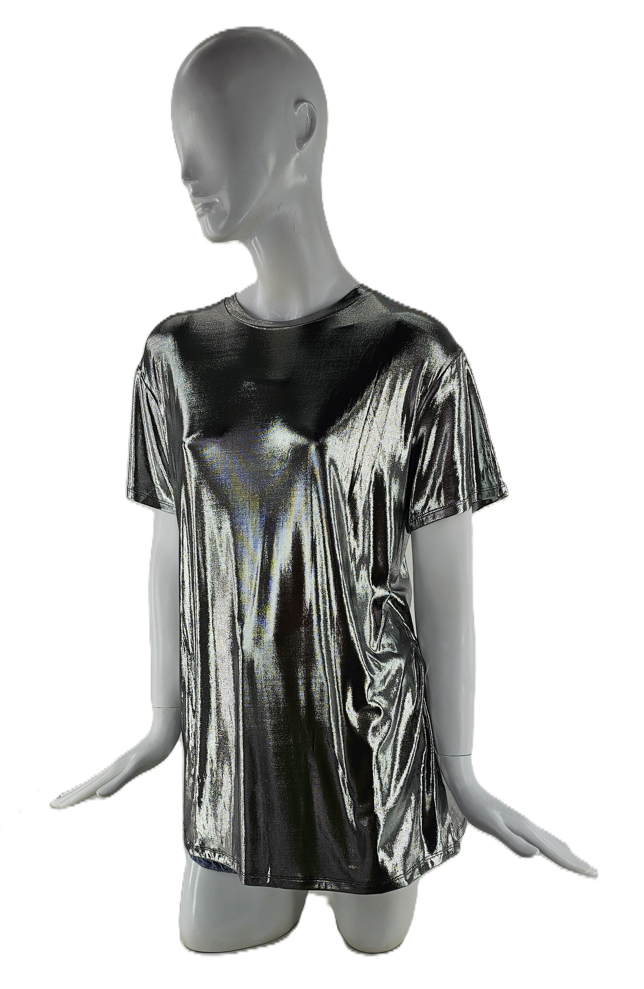 Bluze Femrash Ngjyre Silver me Shkelqim Outlet/Shirt