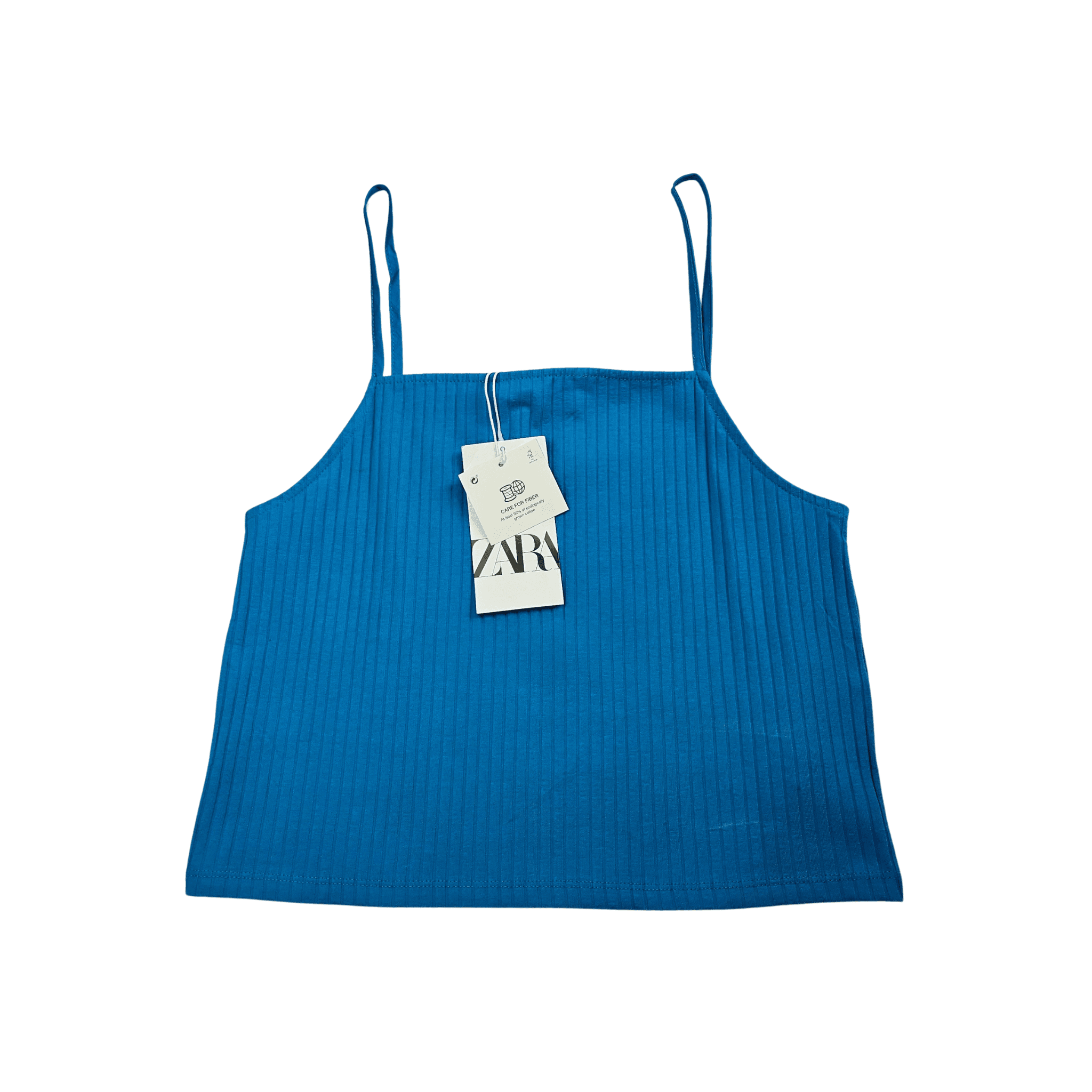 Kanatjere Femrash Crop Top Zara Ngjyre Blu Outlet/Crop Top