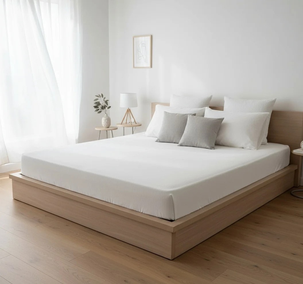 Çarçaf me Llastik Pambuku Super Dopio 180x200 +30 cm Outlet % 100 Cotton Fitted Sheet King Size