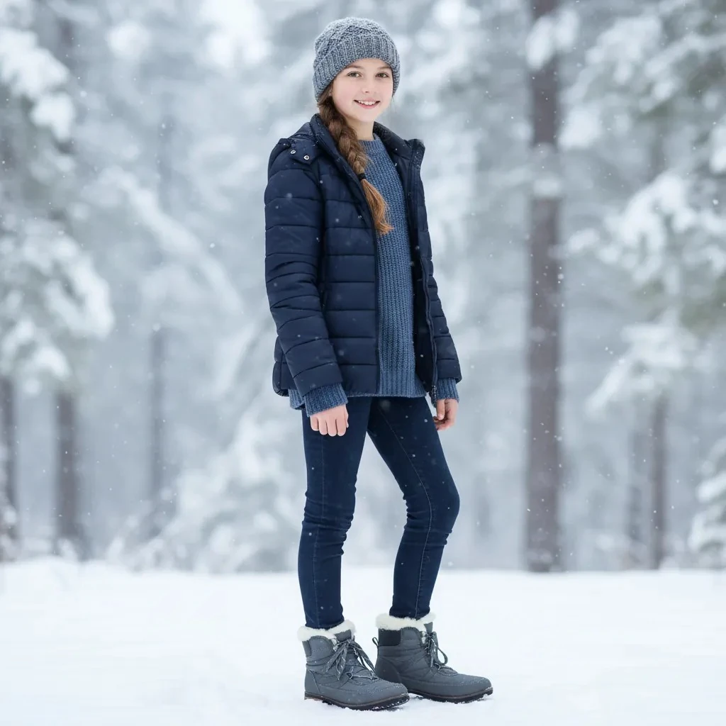 Kepuce me Qafa me Push Brenda Femijesh Ngjyre Gri S.Hand Children's Shoes