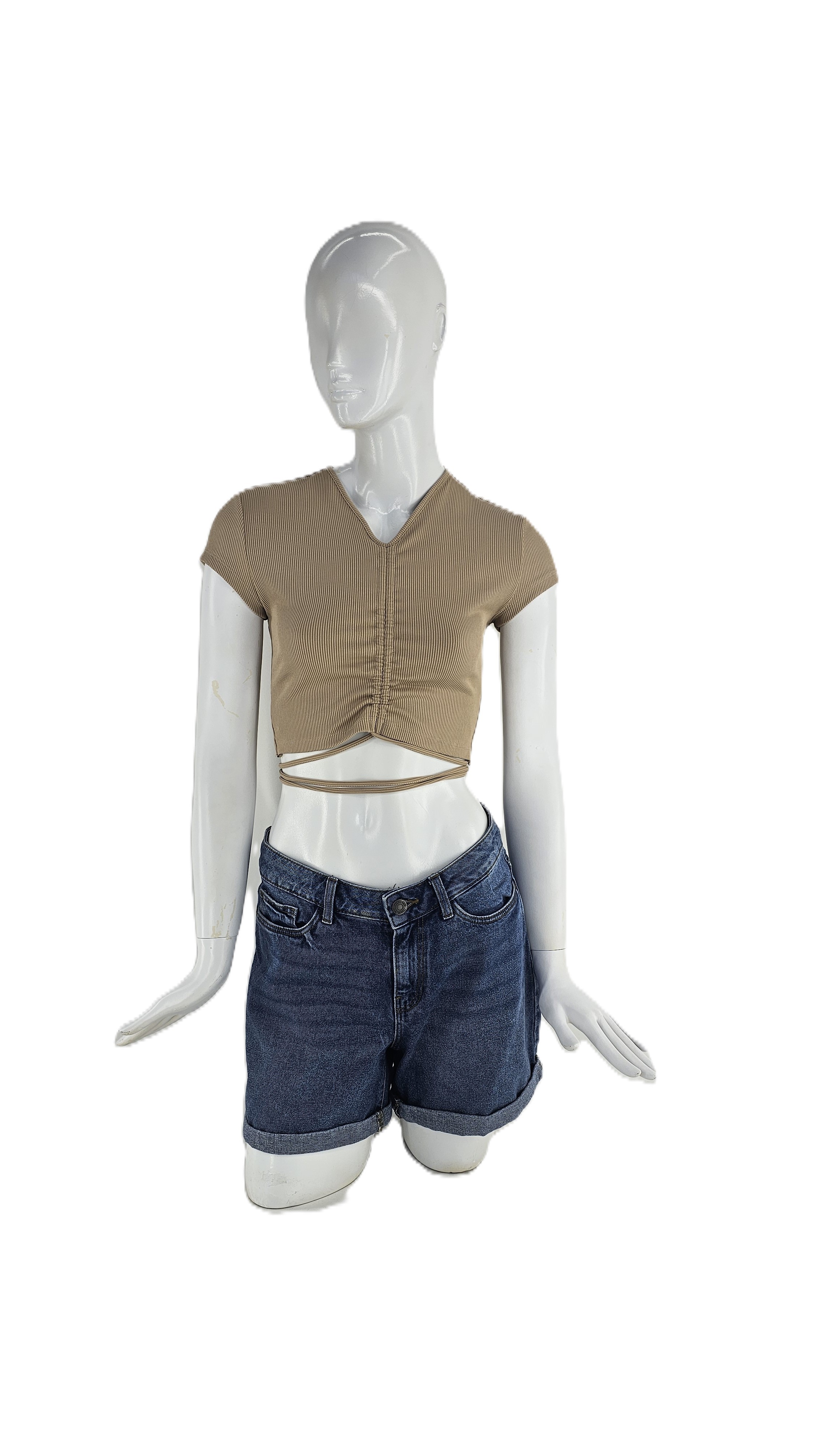 Bluze e Bezhe Crop S.Hand
