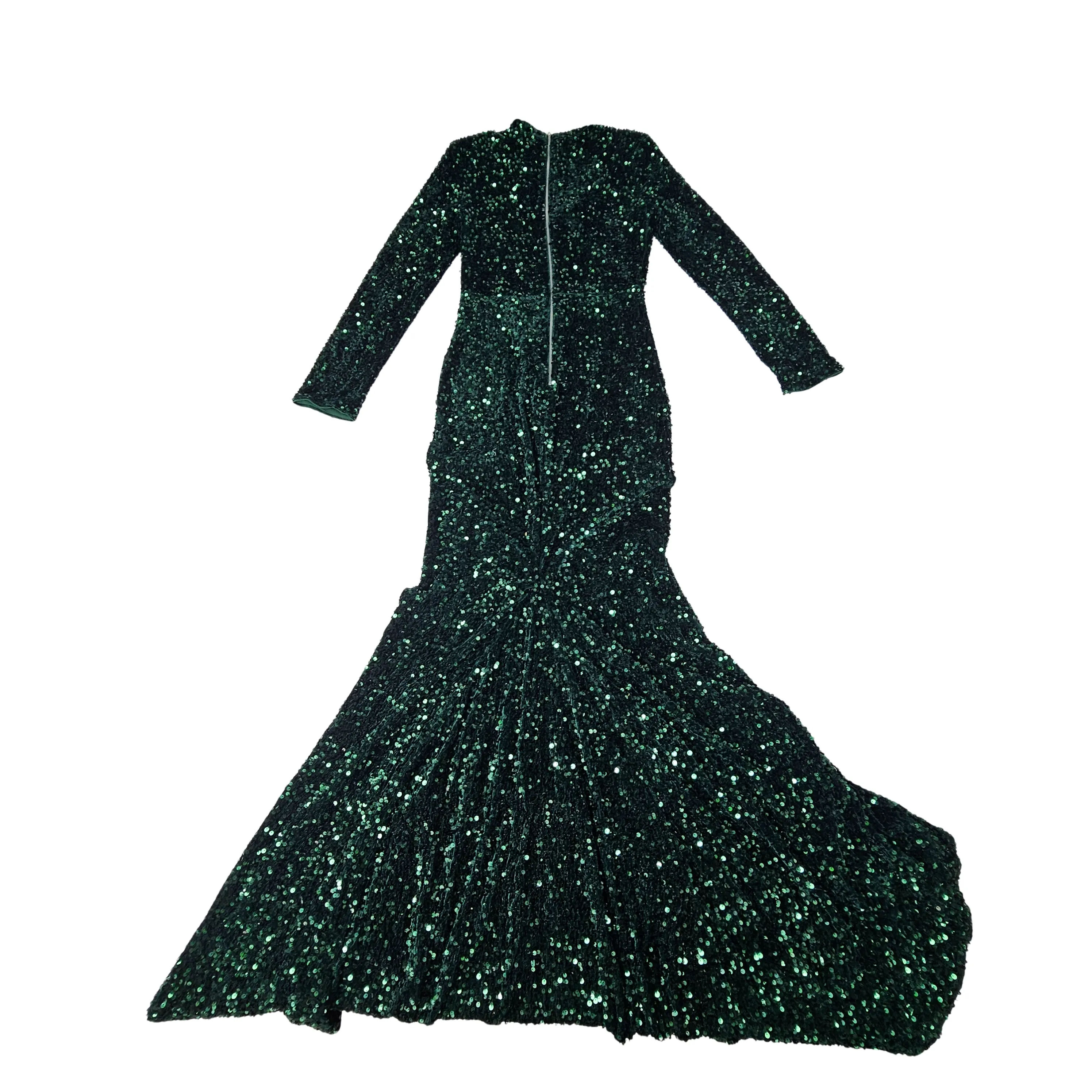 Fustan Femrash Ngjyre Jeshil i Erret me Temina S.Hand Women Dress