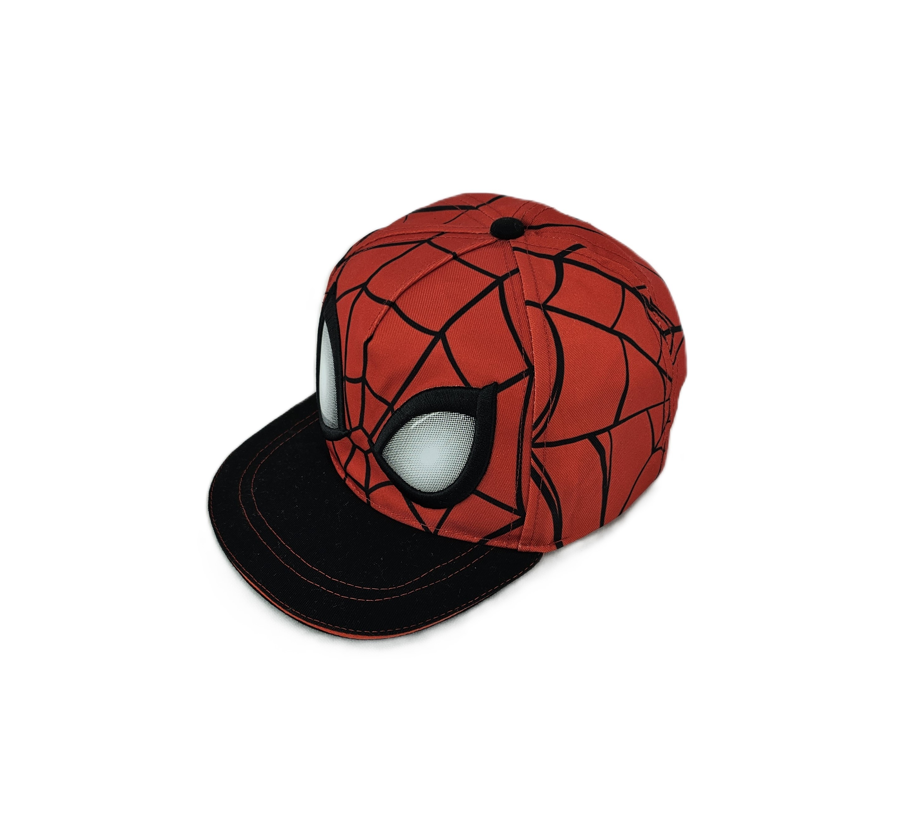 Kapele Femijesh Marvel Ngjyre e Kuqe me te Zeze dhe Dizajn Spiderman S.Hand/Hat
