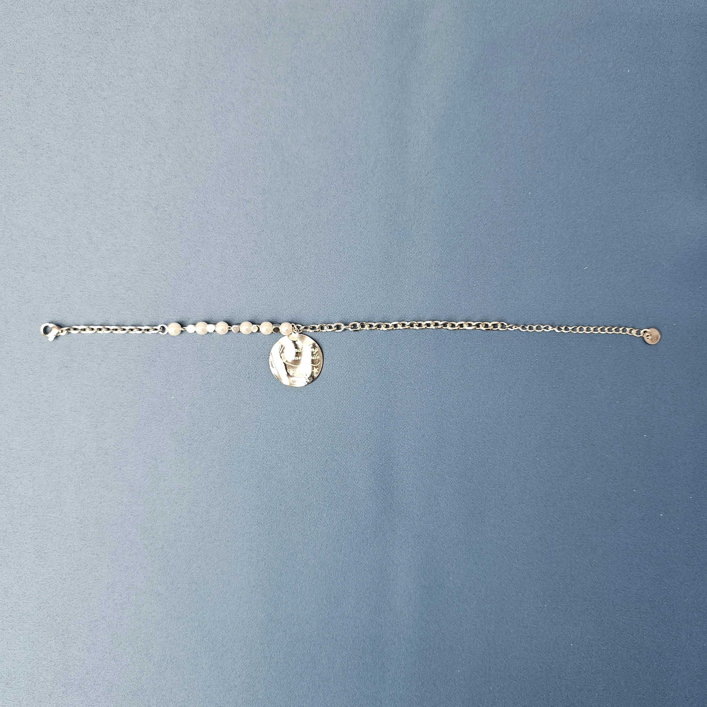 Byzylyk Femrash Celiku Stainless Steel Ngjyre Silver Women Bracelet