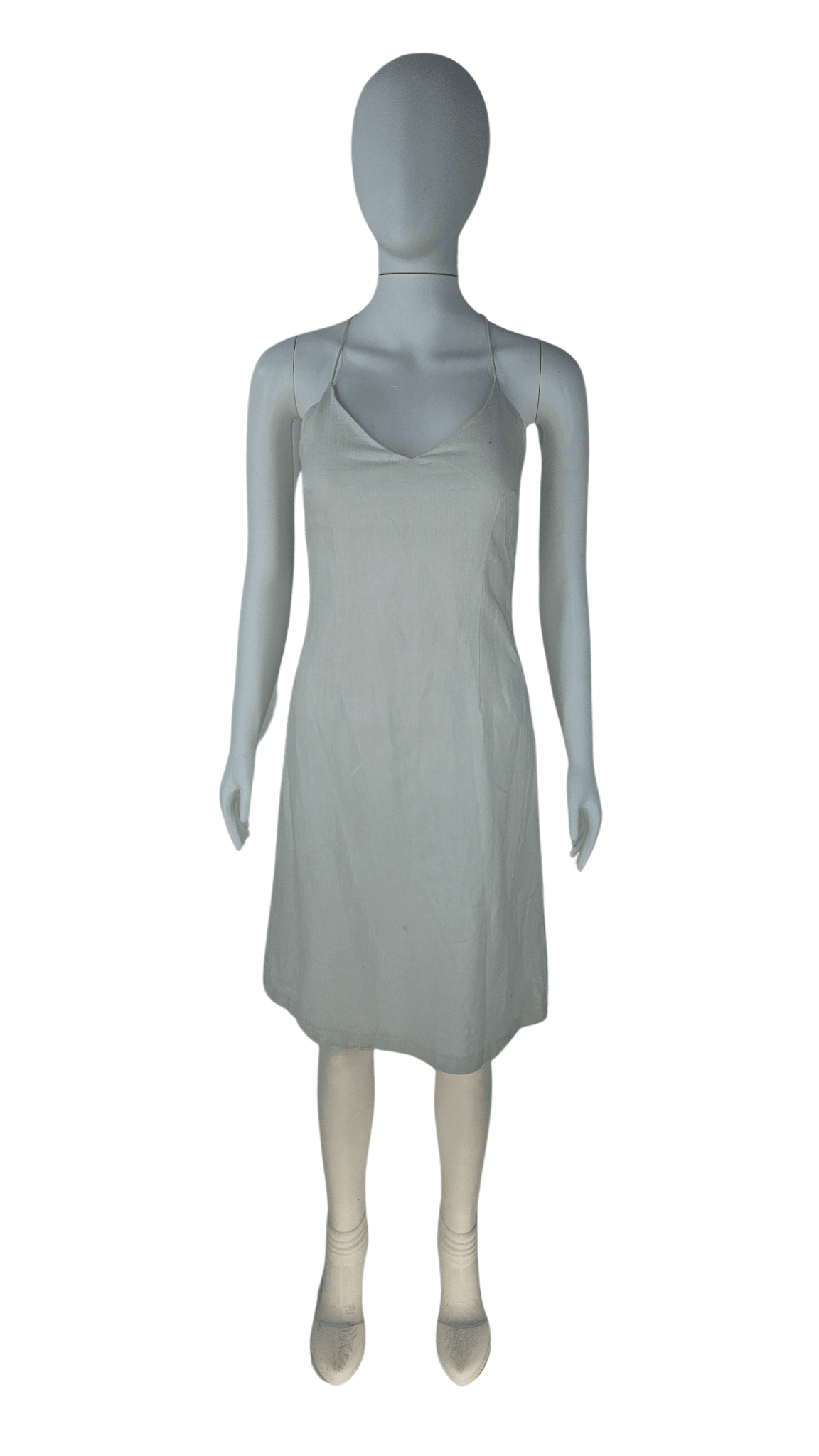 Fustan H&M Lino Ngjyre i Bardhe S.Hand