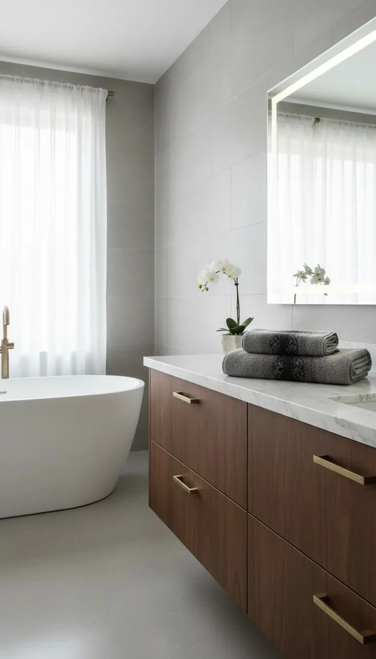 Peshqir Banje Trupi Me Dizajn Gri 1 Cope 70x140 cm 532 gr Bath-Body Towel