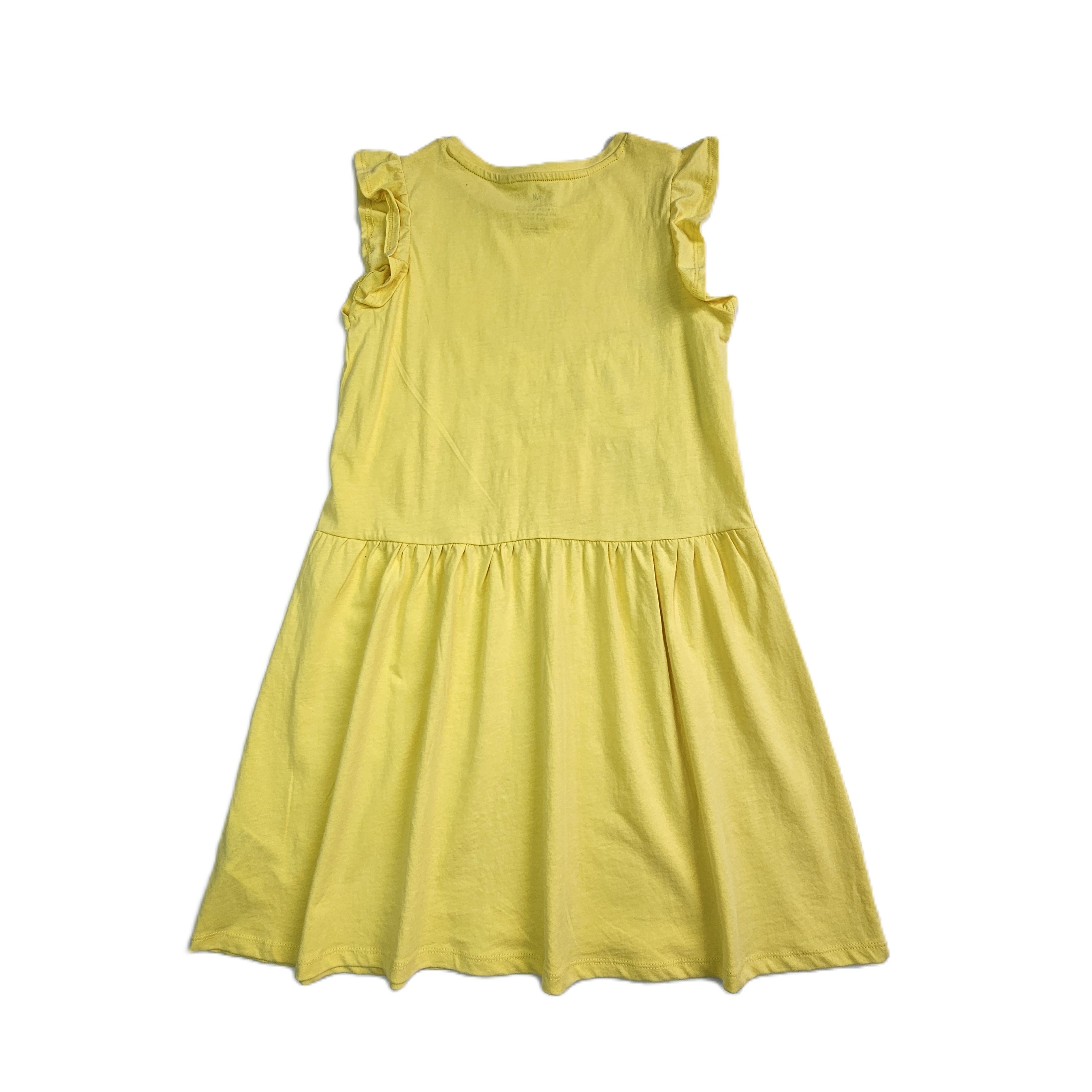 Fustan Femijesh H&M Ngjyre i Verdhe me Personazh Vizatimor S.Hand/Dress