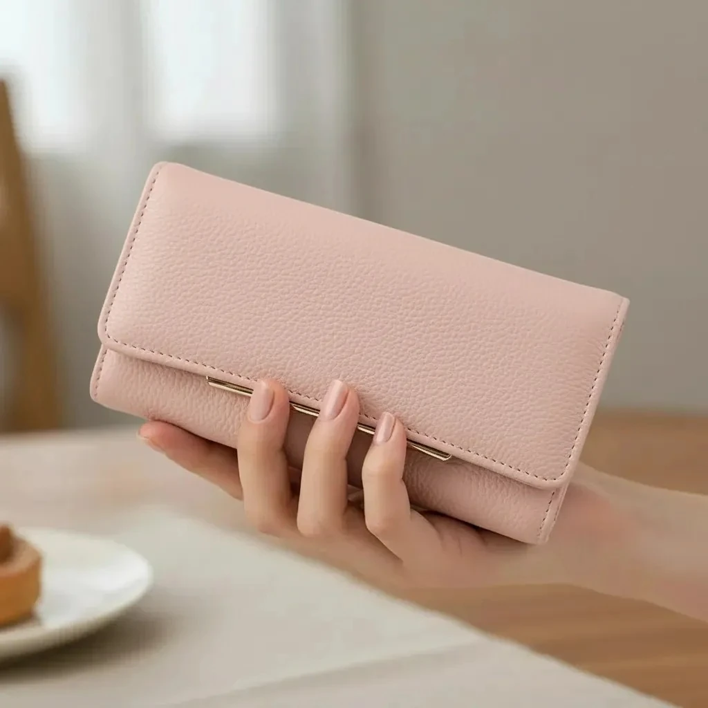 Portofol Femrash M7 Women`s Wallet - Roze e Hapur