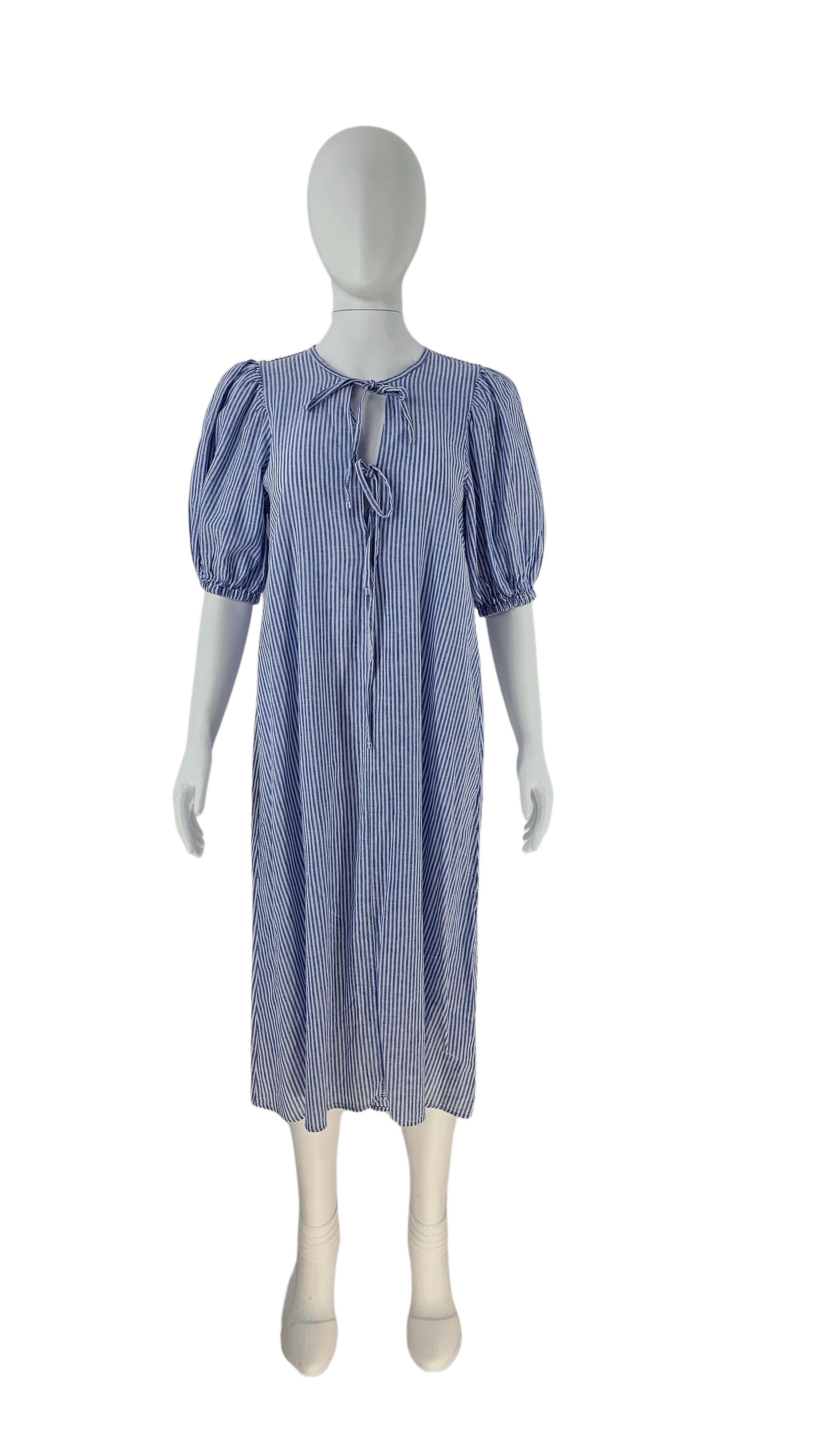 Fustan H&M Lino me Vija Blu