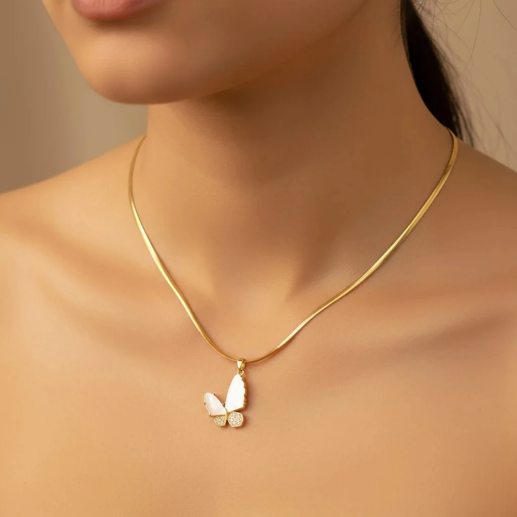 Varese Femrash Çeliku Stainless Steel Gold Women Necklace