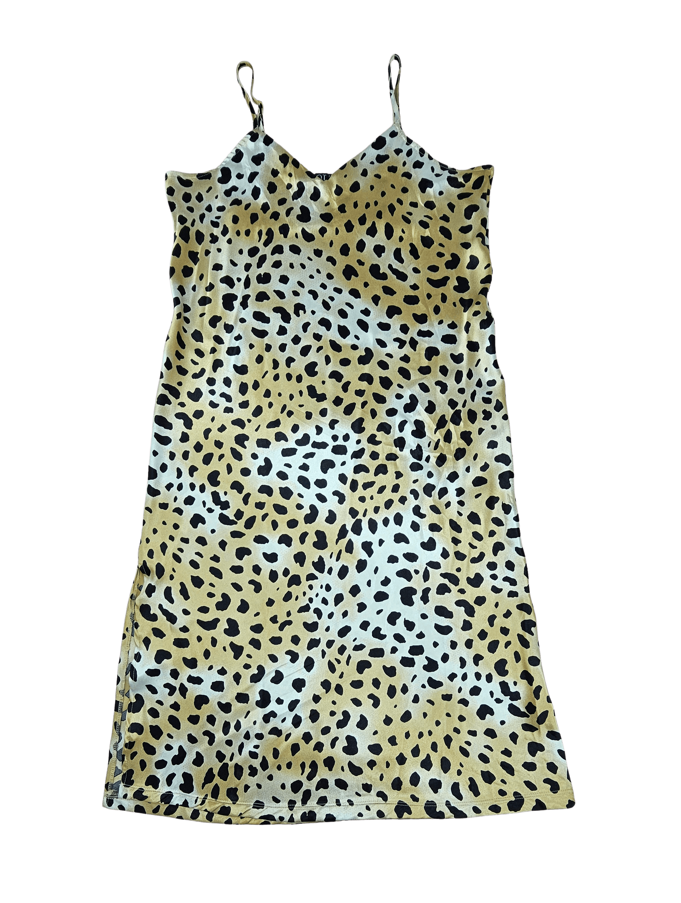 Fustan Hotkiss Saten Leopard S.Hand