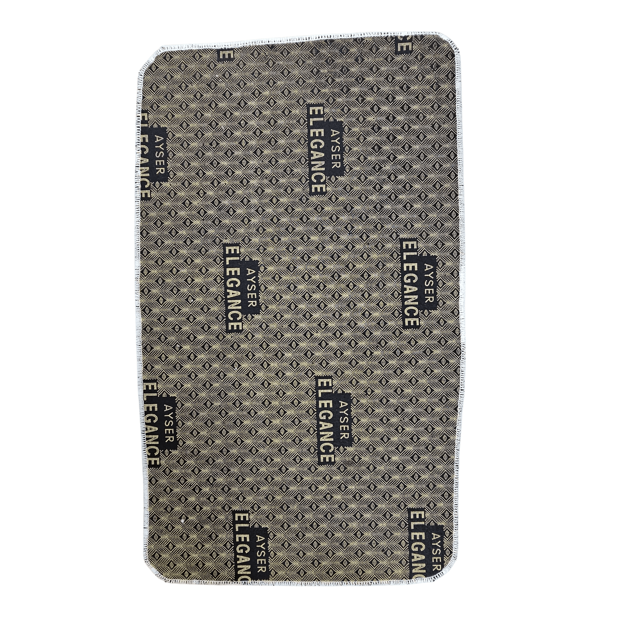 Rrugice Ngjyre Qumesht me Dizajn Bezhe te Hapur dhe te Bardhe 60x100 Outlet/Runner