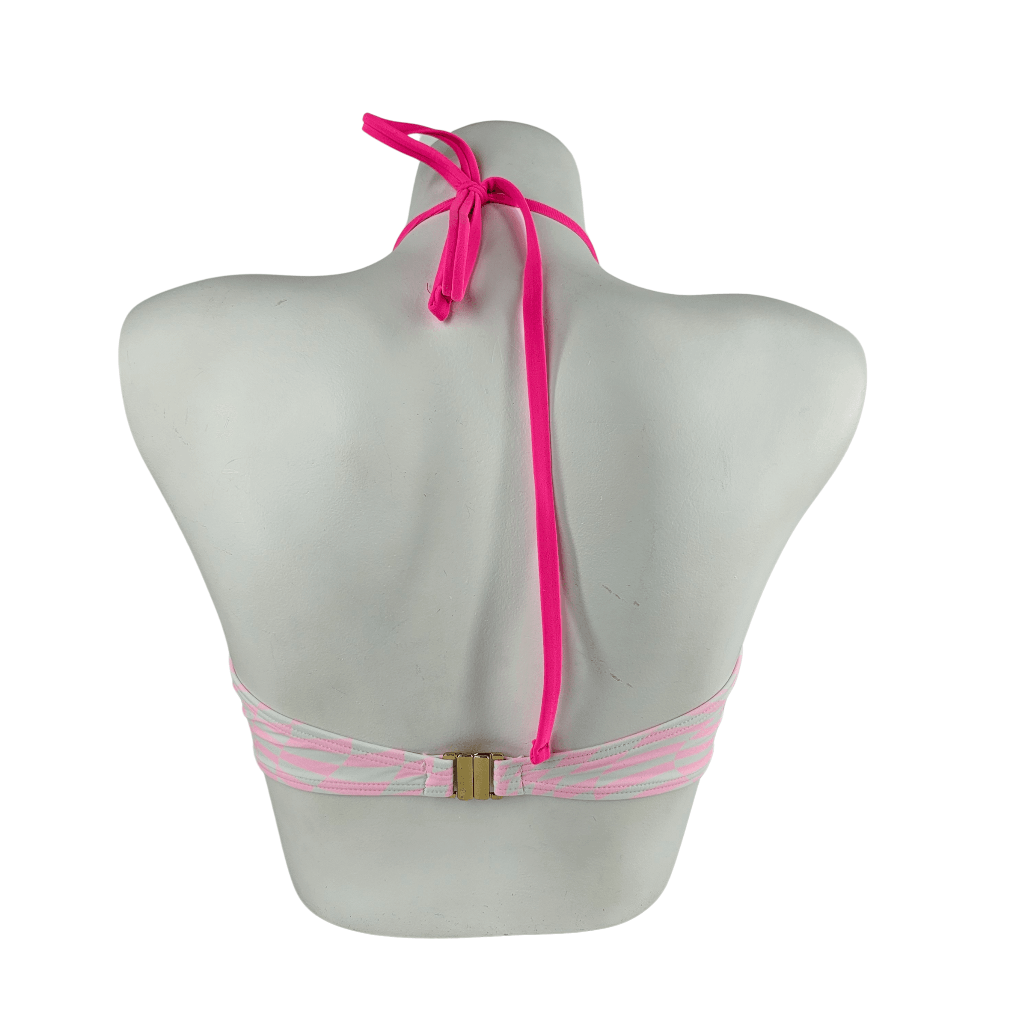 Rroba Banjo Recipeta New Look Ngjyre te Bardha me Dizajn Roze Outlet/Beach Swimwear