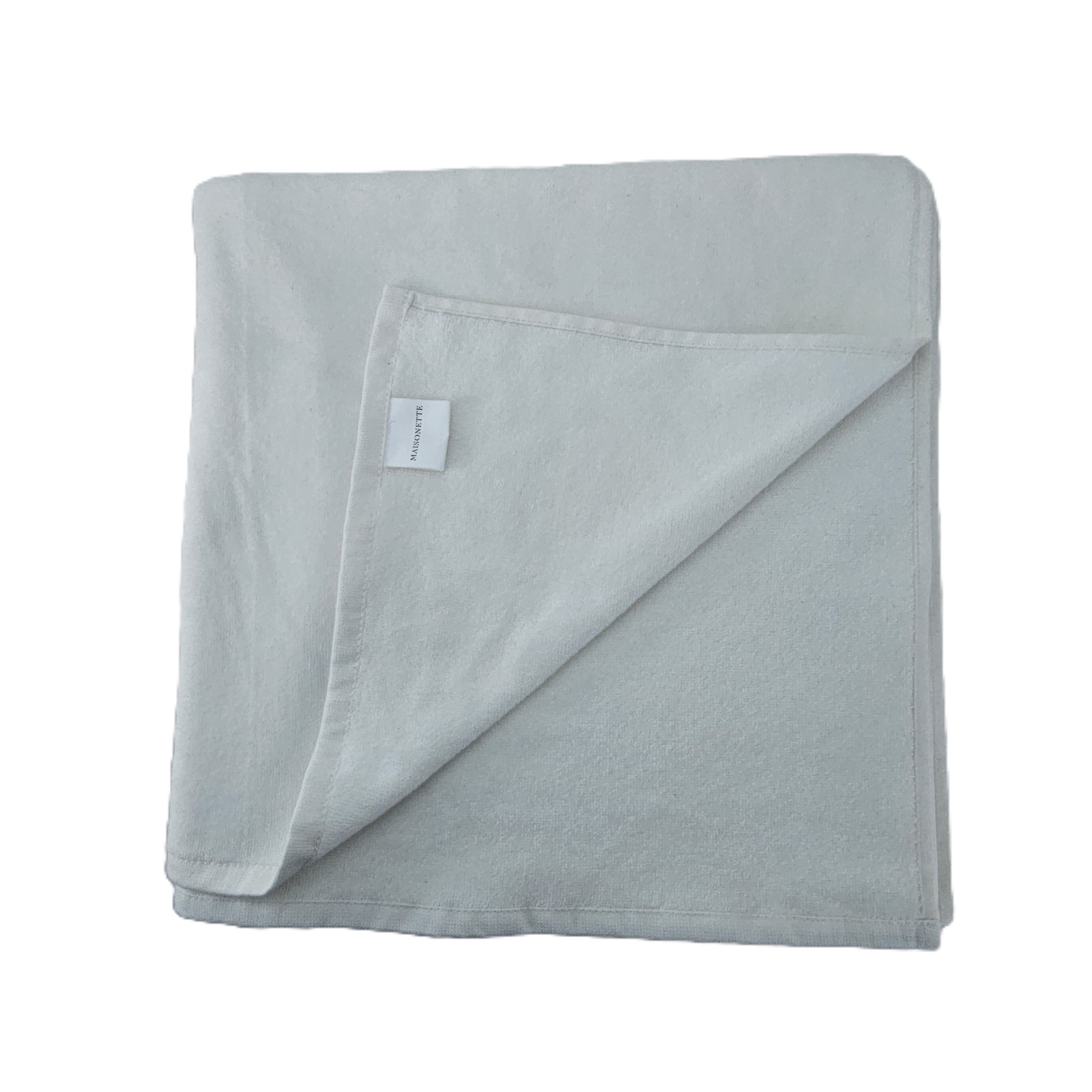 Peshqir Banje Trupi i Bardhe Dizajn i Thjeshte 1 Cope 80x150 cm 475 gr