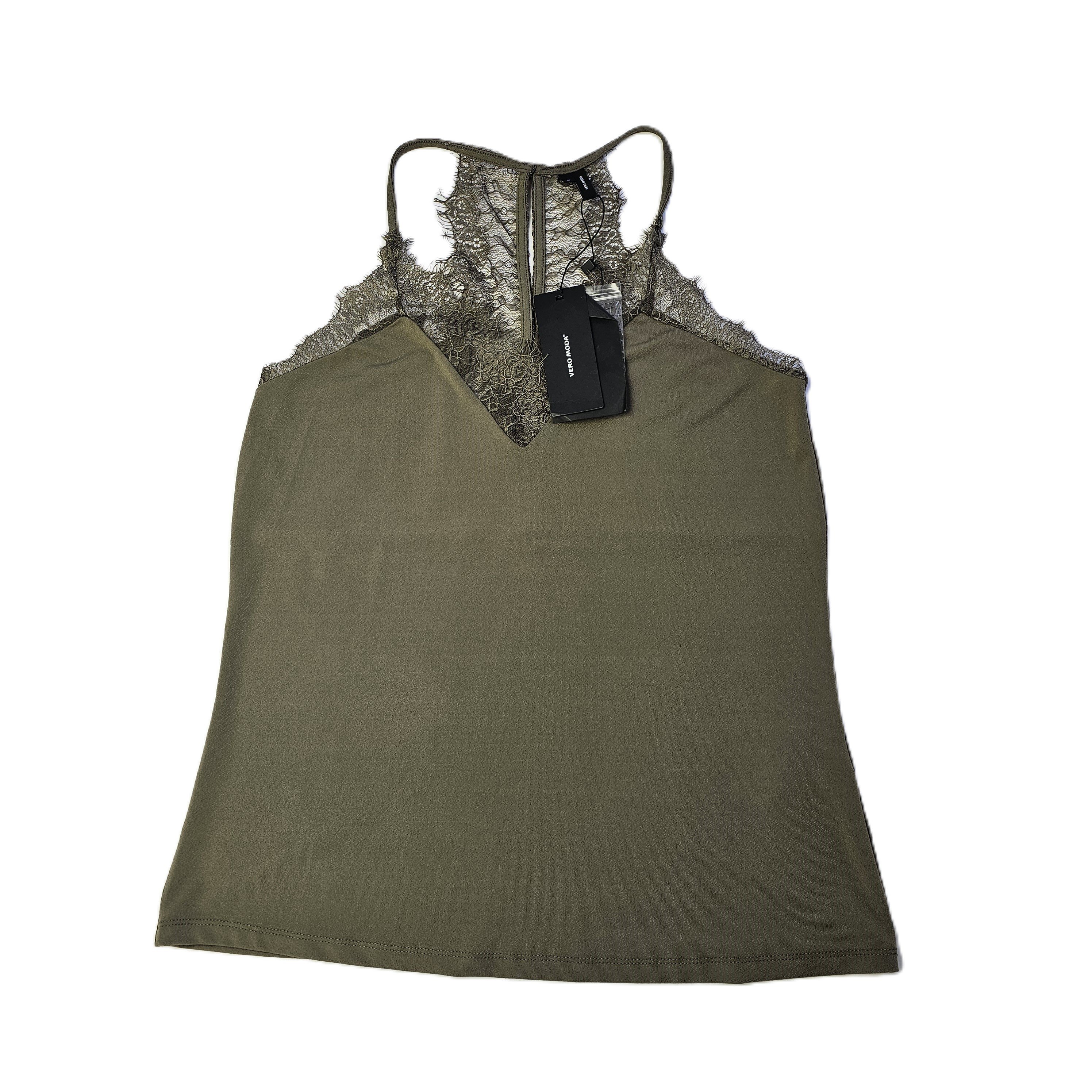 Kanatjere Femrash Ngjyre Ulliri Me Dantelle Outlet/Crop Top