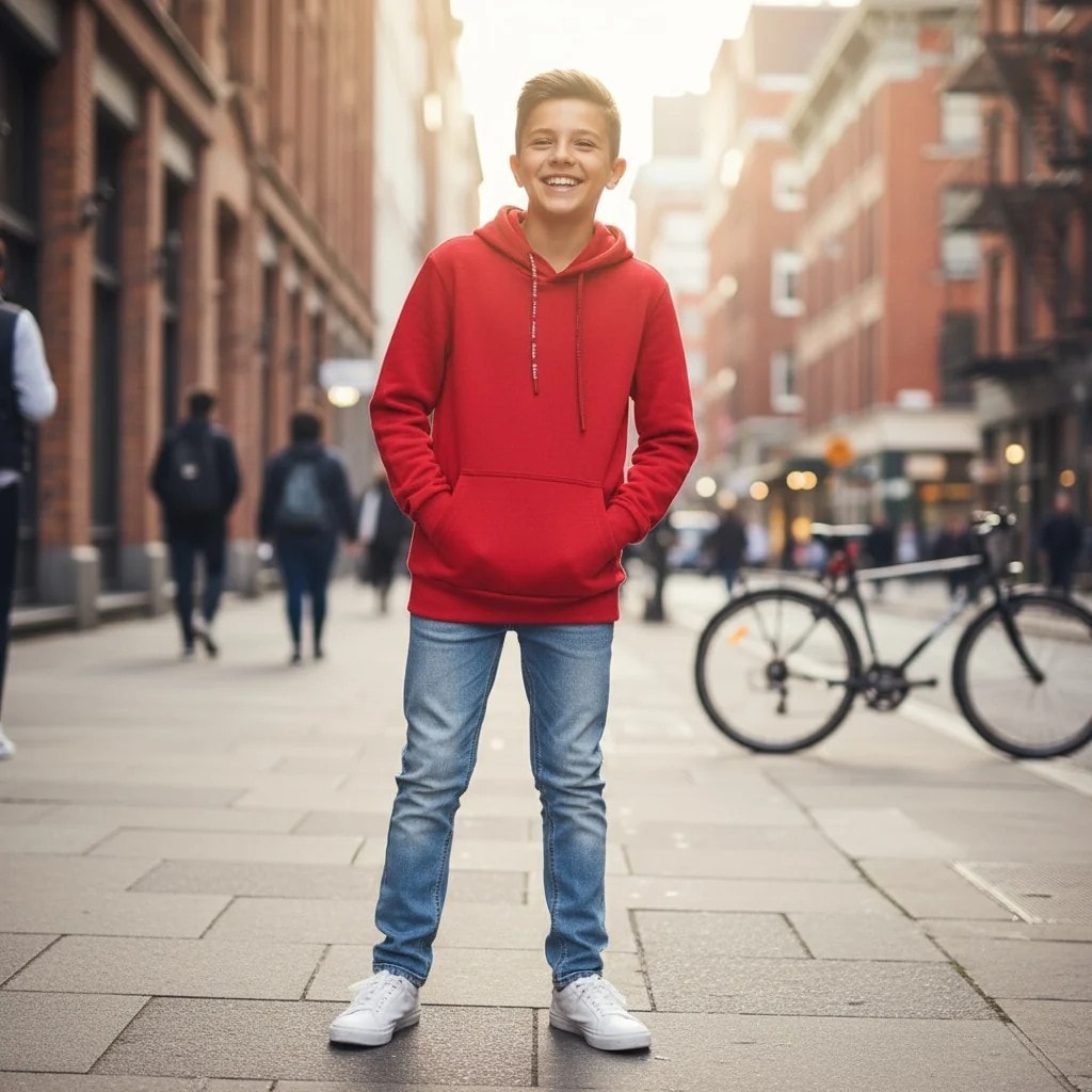 Bluze Femijesh Ngjyre e Kuqe Outlet