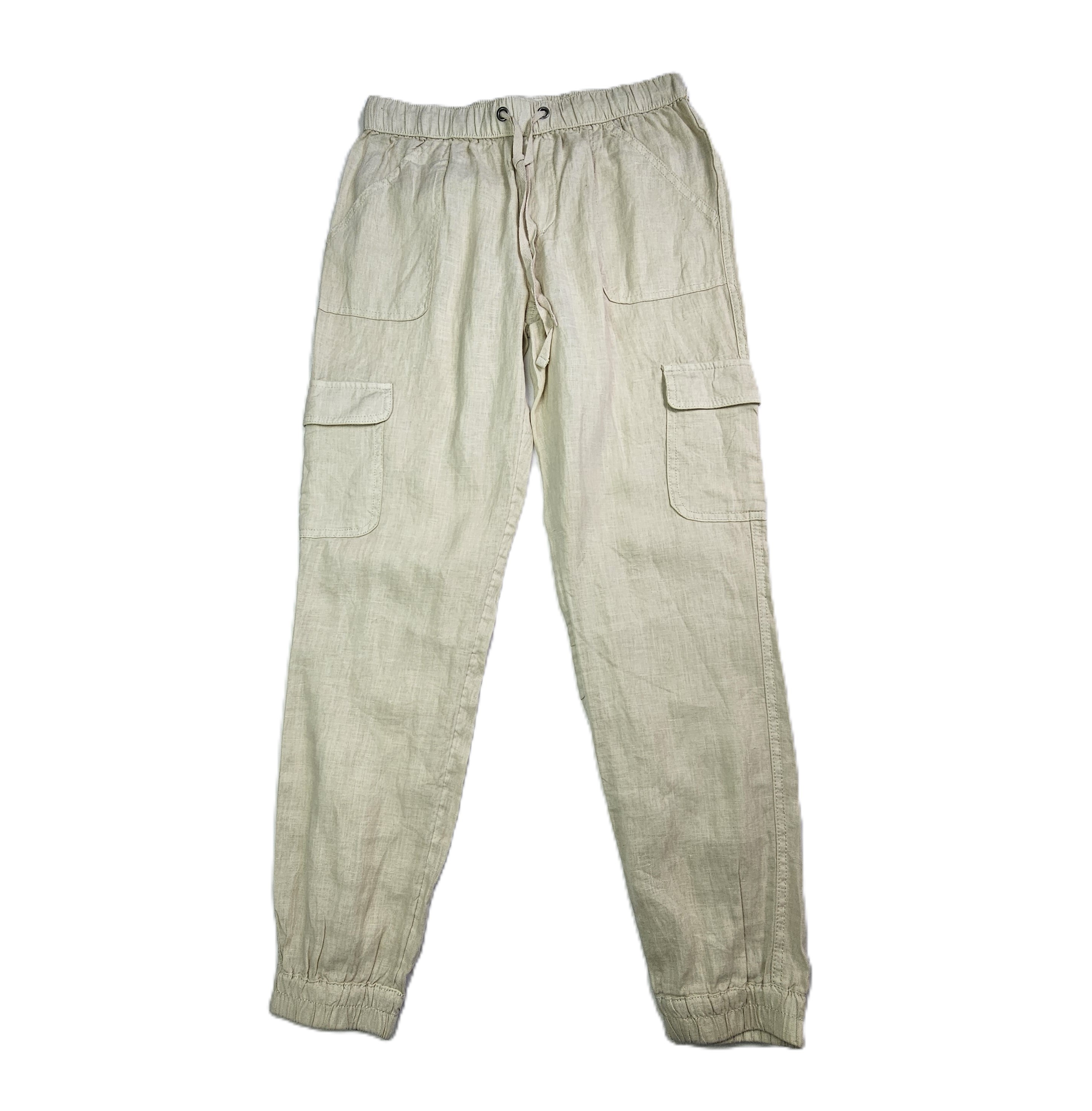Pantallona Verore Femrash  Lino Ngjyre Bezhe S.Hand/Beige Linen Summer Pants