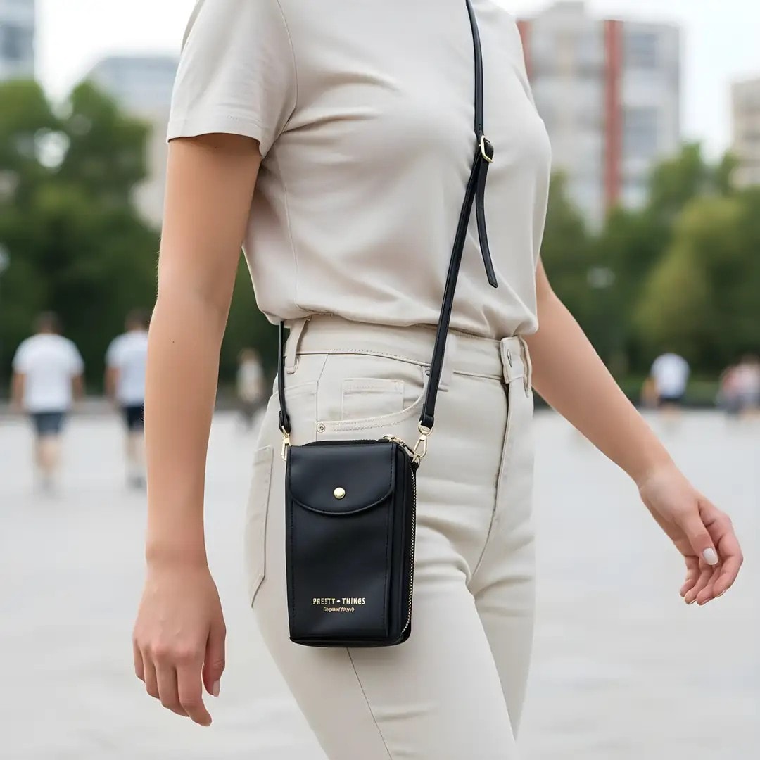 Portofol-Cante Femrash Lekure Ngjyre i Zi Pretty Things S.Hand