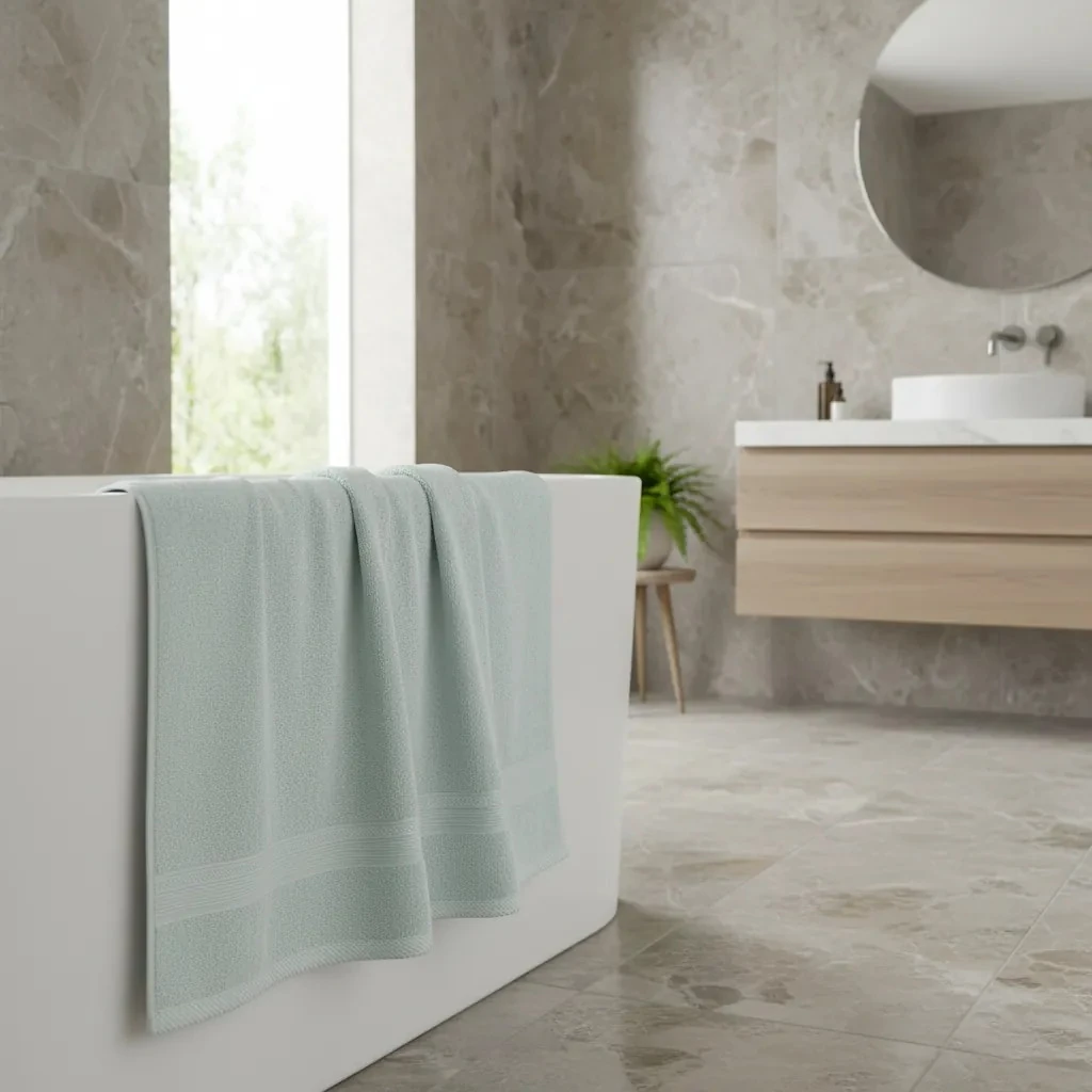 Peshqir Banje Trupi I Bardhe Dizajn I Thjeshte 1 Cope 80x170 cm 900 gr Bath-Body Towel