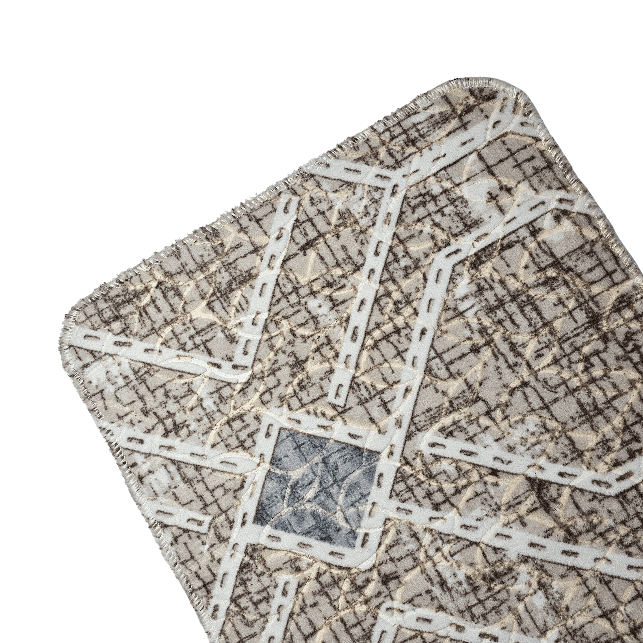 Rrugice Ngjyre Qumesht me Dizajn Bezhe dhe te Bardhe 50x80 Outlet/Runner