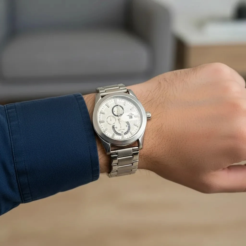 Ore Meshkujsh Çeliku M4 Mans Watch