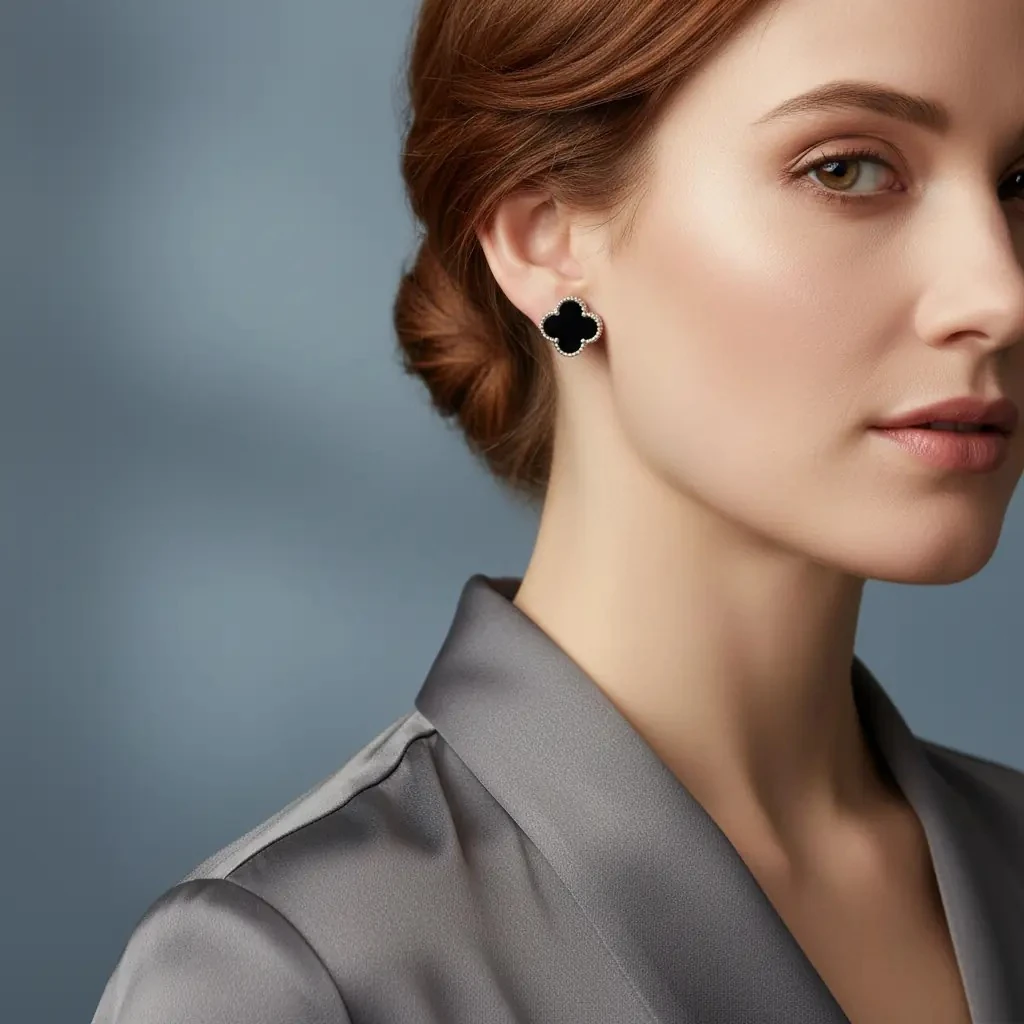 Vathe Femrash Çeliku M11 Stainless Steel Ngjyre Silver Women Earrings