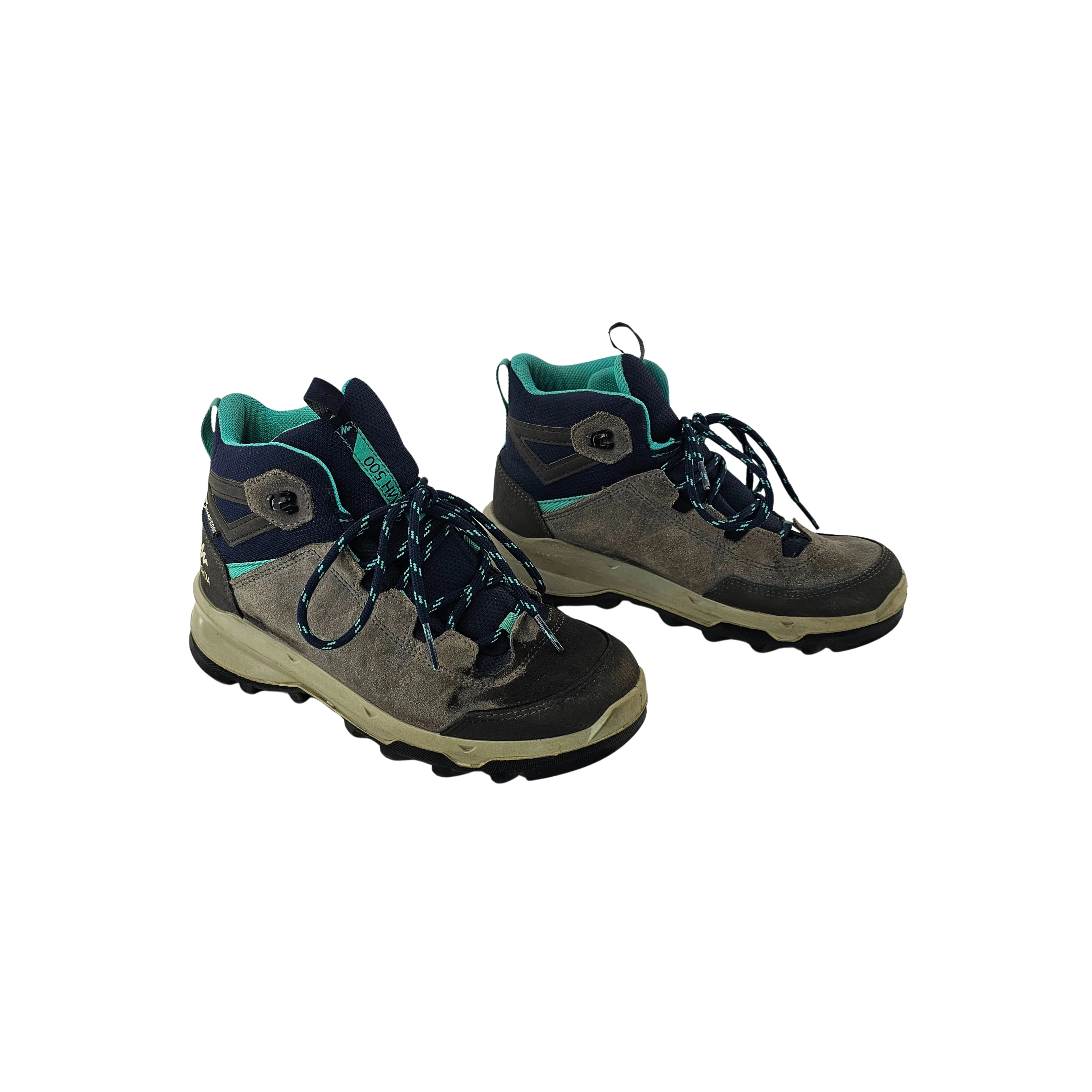 Kepuce Femijesh Waterproof Ngjyre Gri me Dizajn Mente dhe Blu S.Hand Children's Shoes