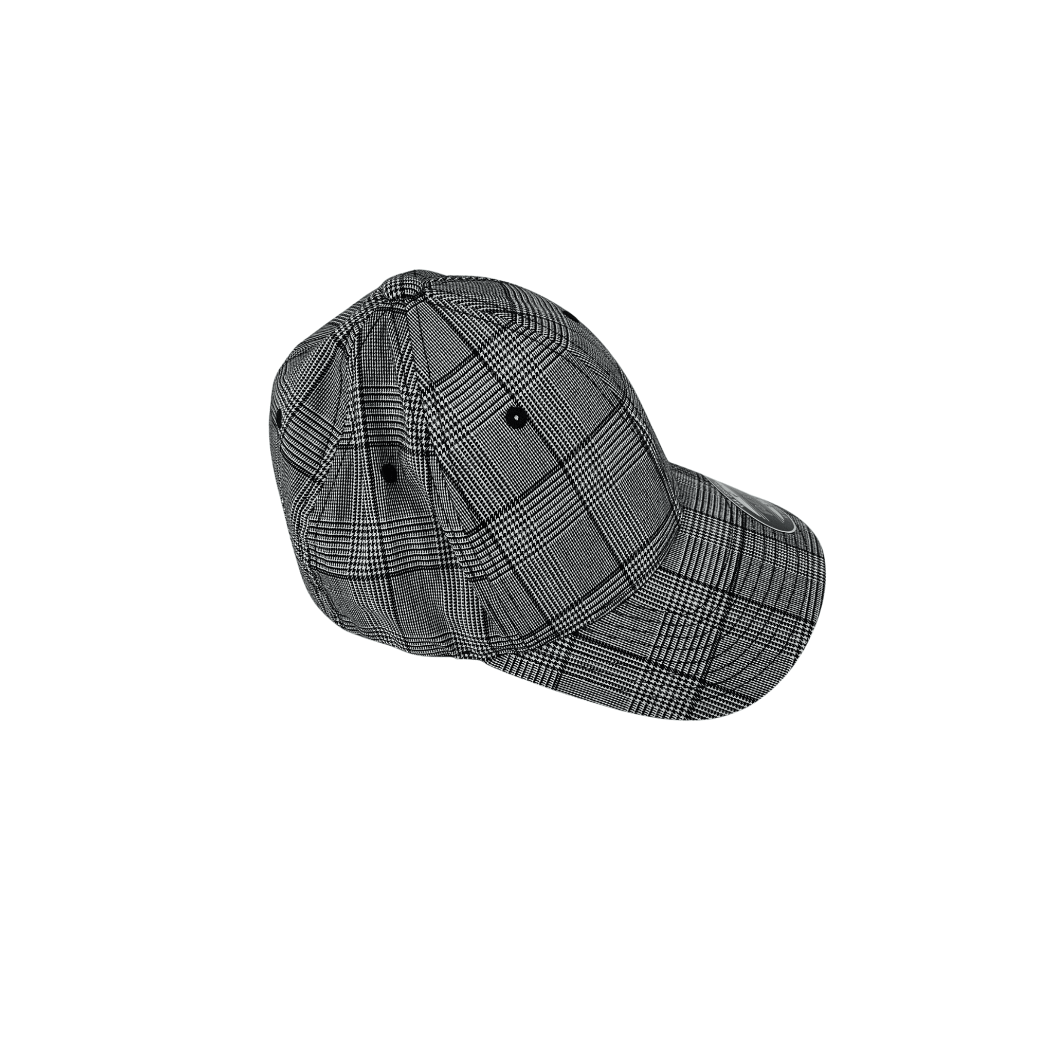 Kapele Meshkujsh Dizajn Ngjyre Gri me Vija te Bardha e te Zeza S.Hand Hat