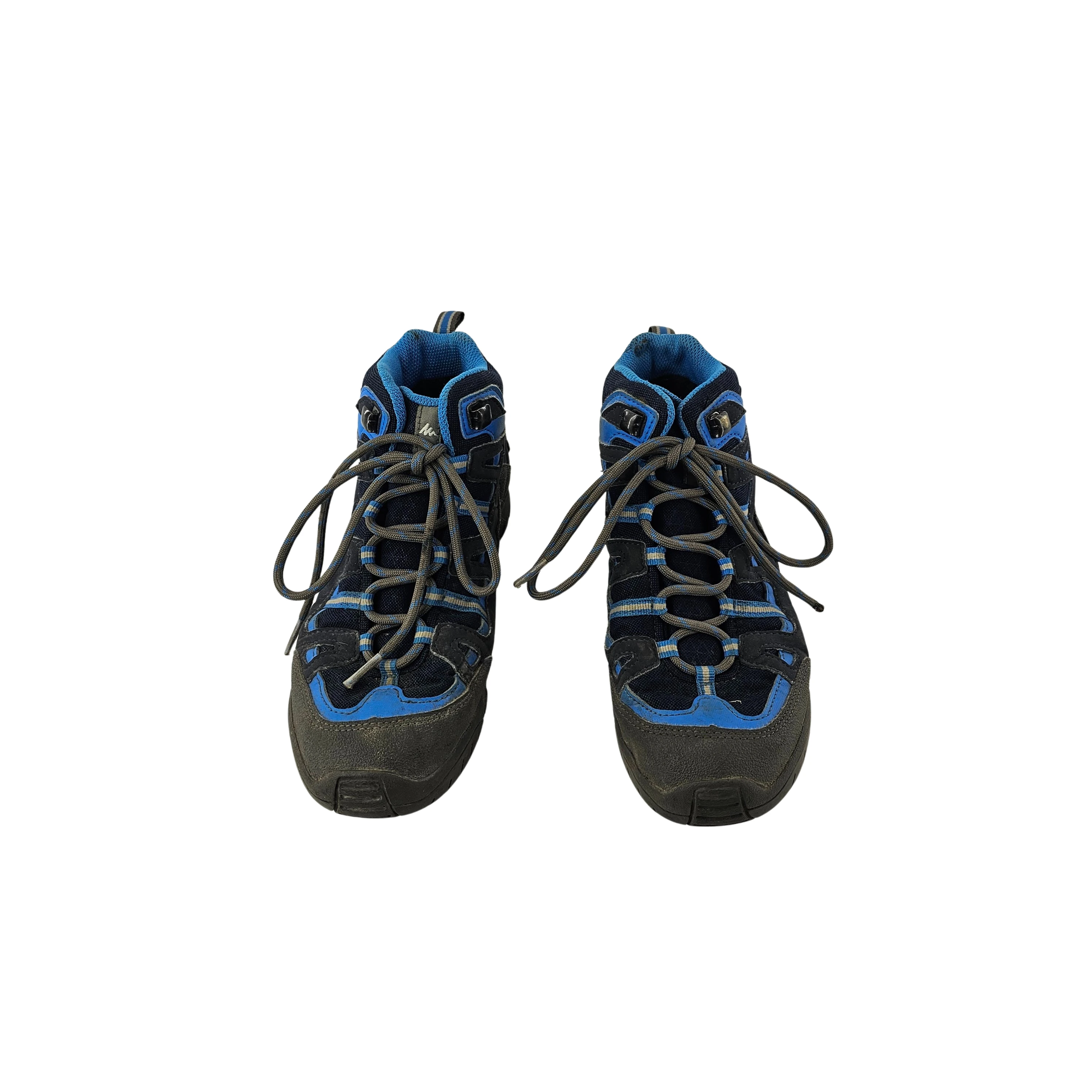 Kepuce Femijesh Waterproof Ngjyre Gri me Dizajn Blu S.Hand Children's Shoes