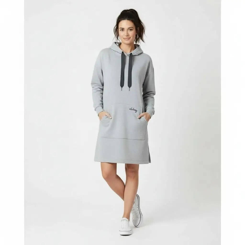 Fustan Sportiv Femrash Ngjyre Gri me Mickey Mouse Outlet Woman Sportive Dress