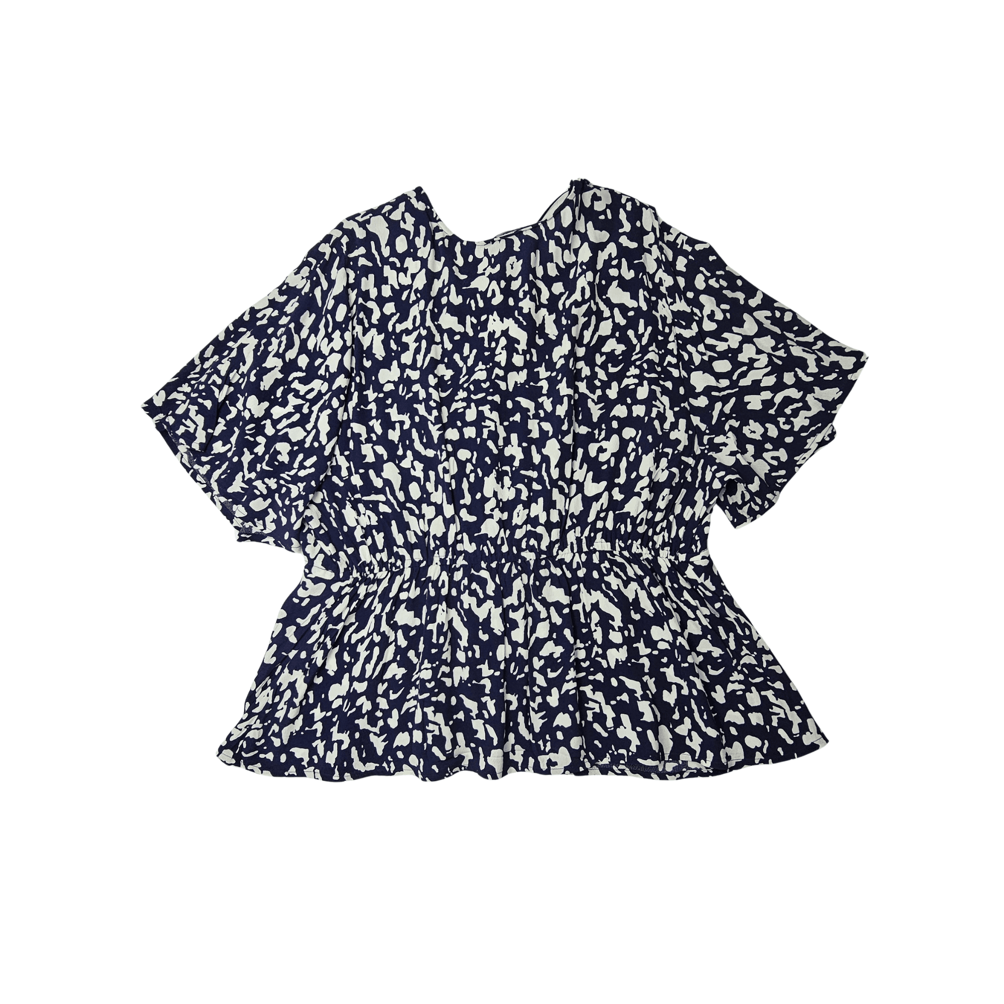 Bluze Femrash C&A Ngjyre Blu e Erret me Dizajn te Bardhe Outlet 
