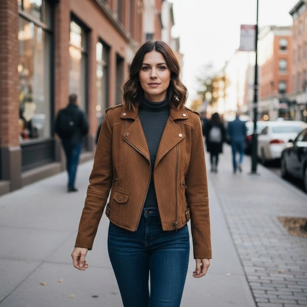 Xhup Femrash Ngjyre Kafe S.Hand