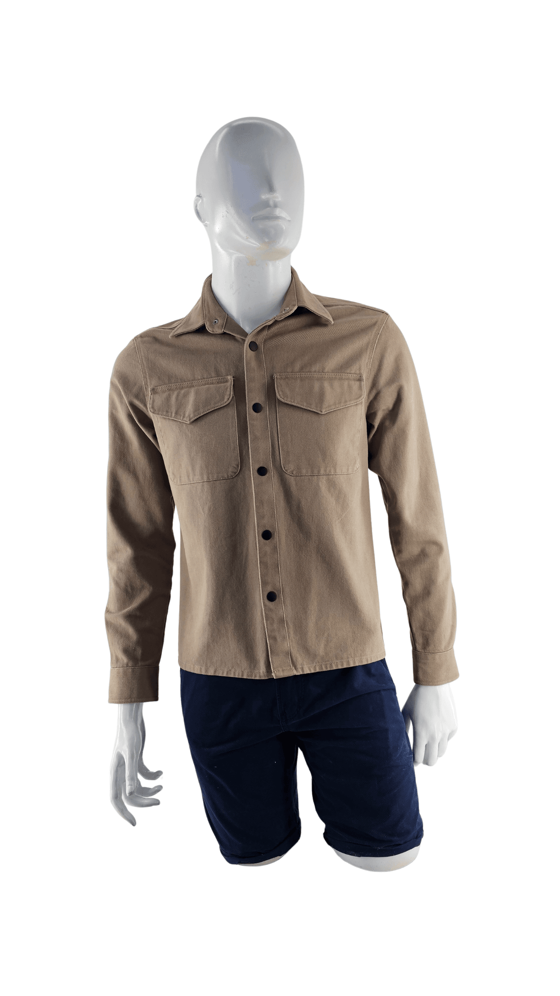Kemishe Xhins Meshkujsh River Island Ngjyre Bezhe Outlet Shirt