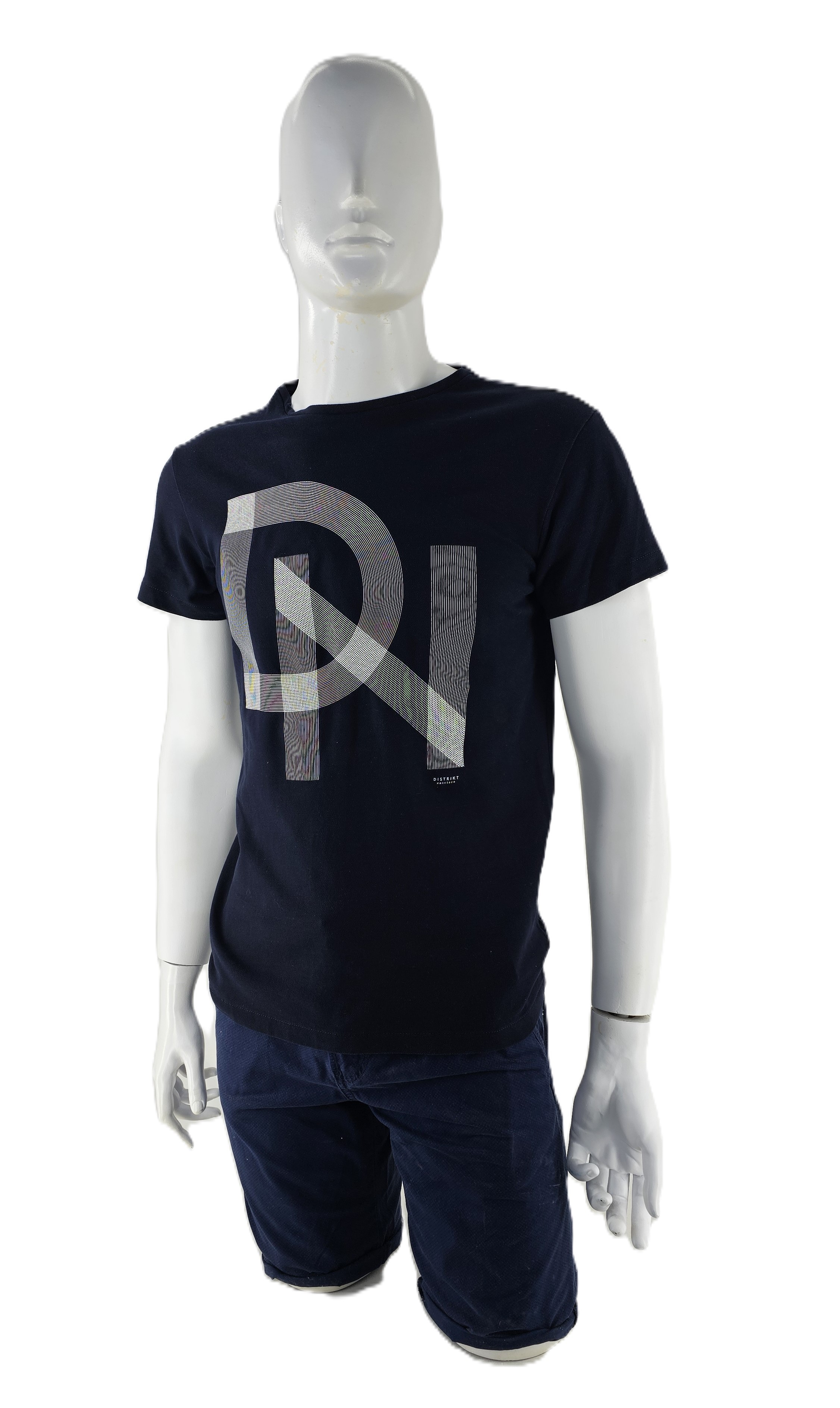 T-Shirt Meshkujsh Distrikt Ngjyre e Zeze S.Hand/T-Shirt