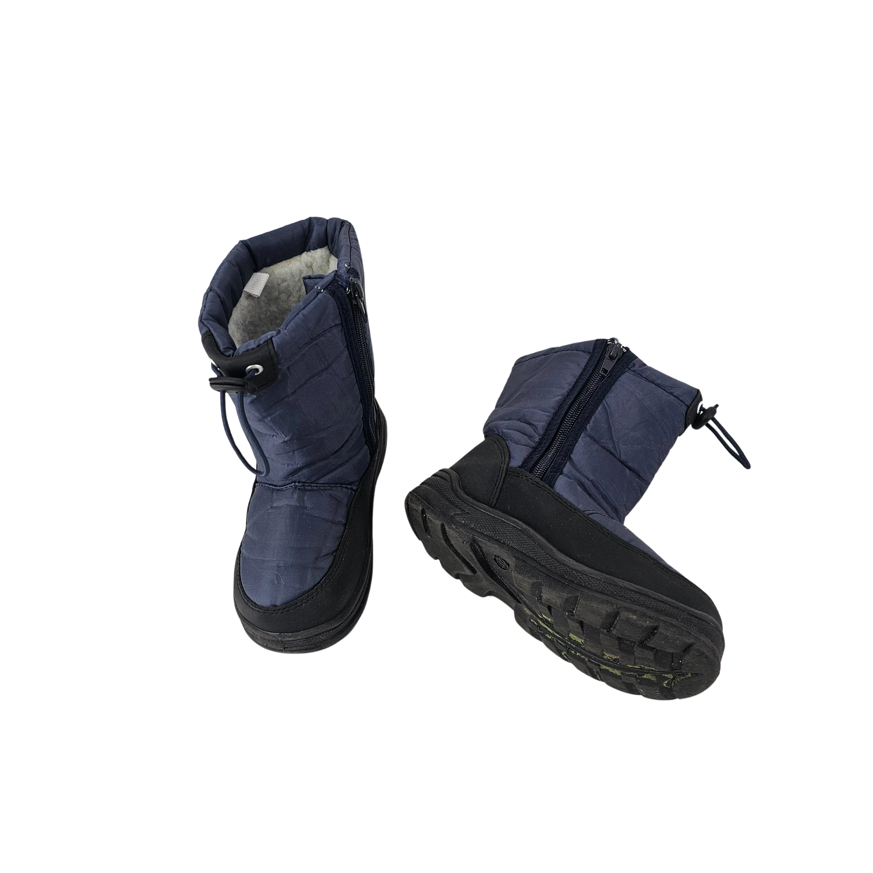 Cizme Femijesh Ngjyre Blu te Erreta me Dizajn te Zi S.Hand Children's Boots