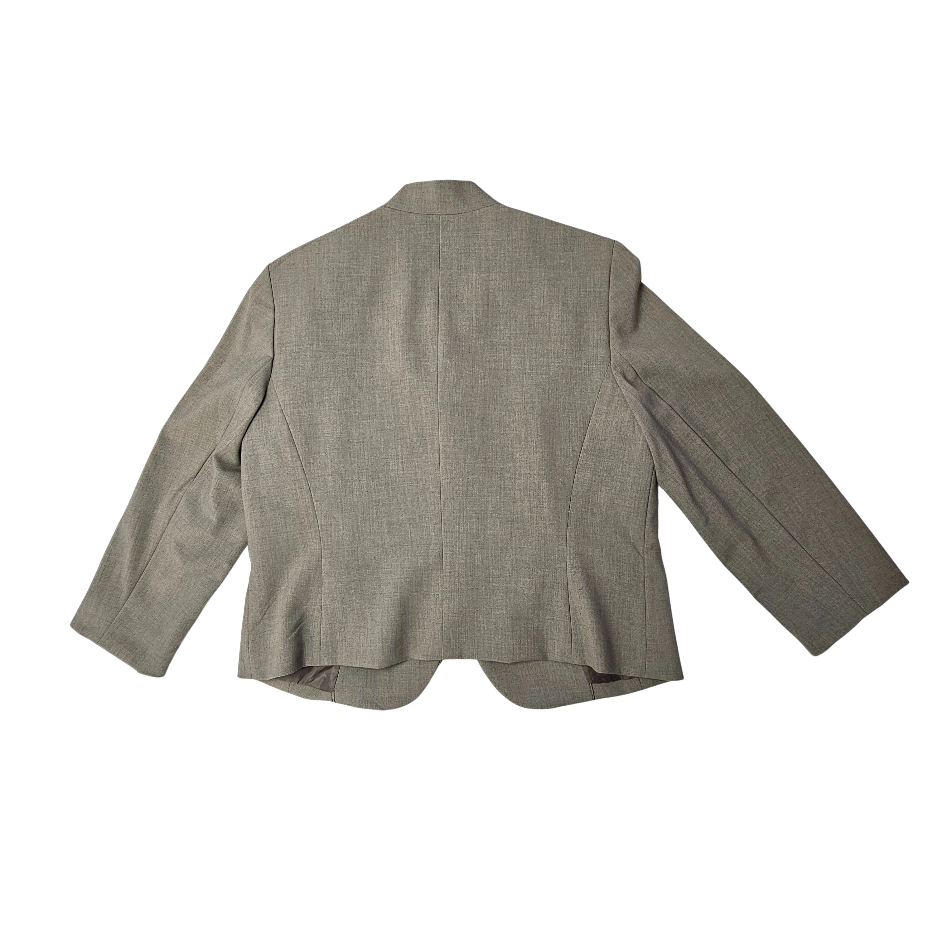 Xhakete Klasike Femrash Ngjyre Bezhe ne Gri S.Hand Women's Classic Jacket