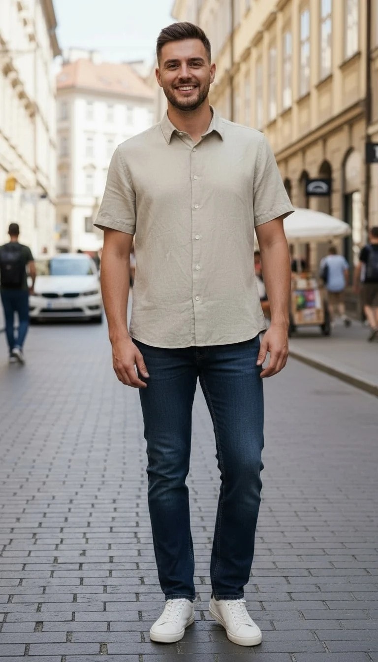 Kemishe Meshkujsh Bezhe Blue Harbour S.Hand