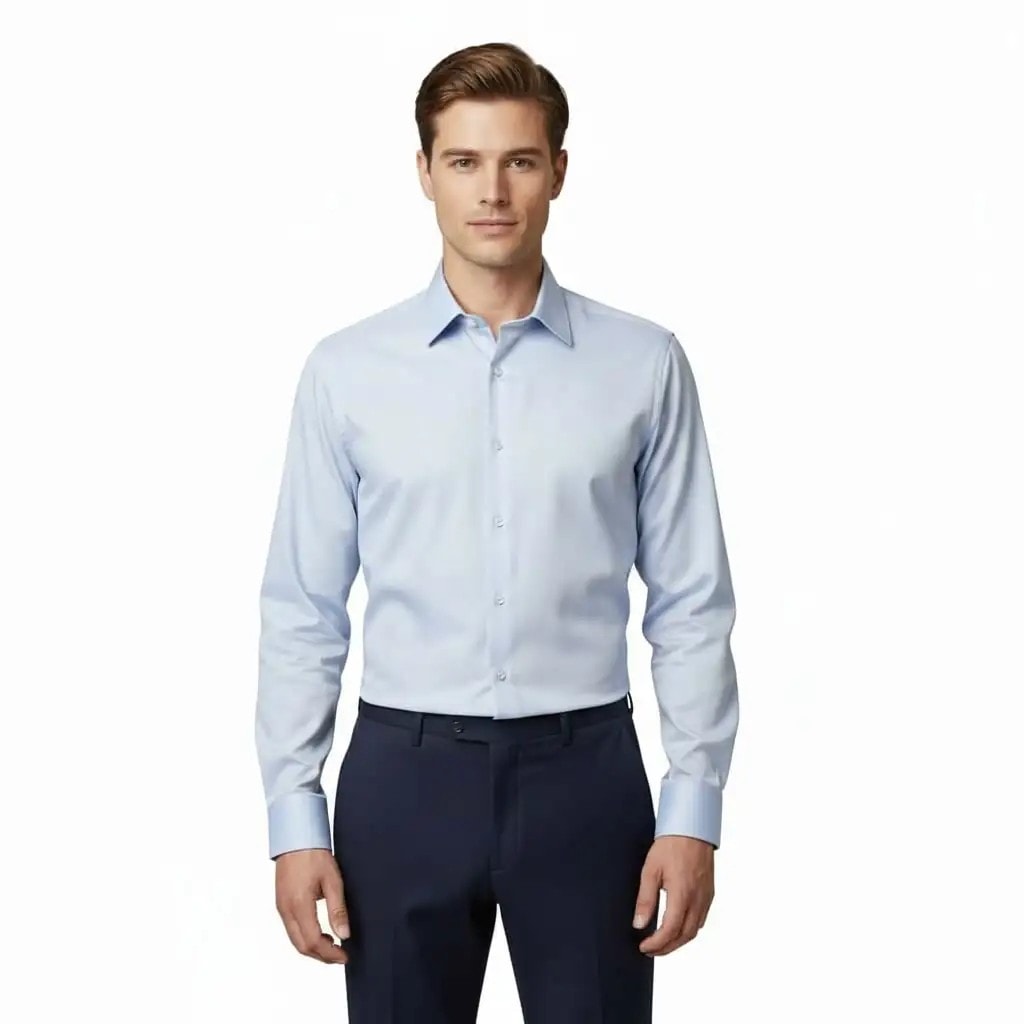 Kemishe Meshkujsh Ngjyre Bojeqielli Outlet Men's Shirt
