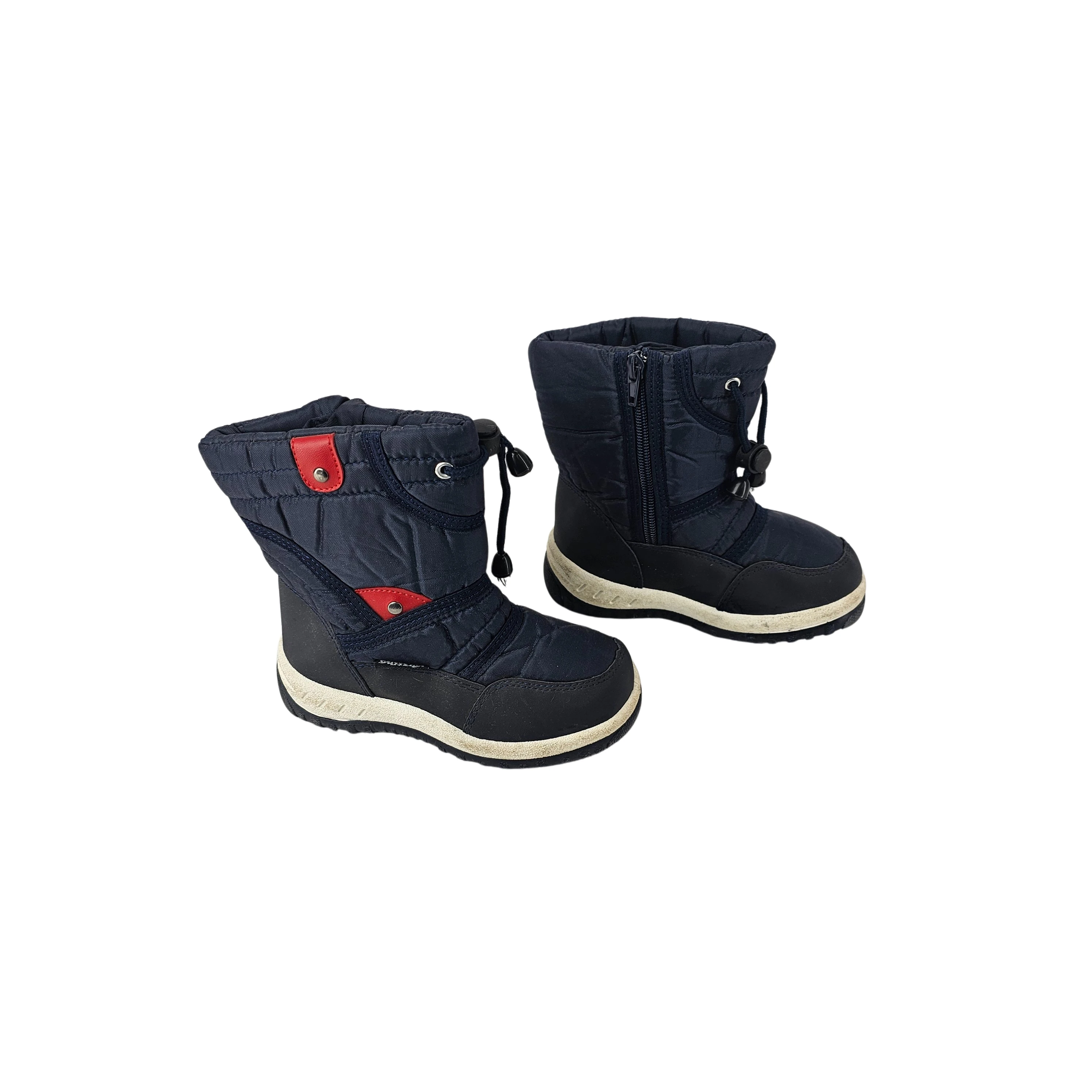 Cizme Femijesh me Push Brenda Ngjyre Blu te Erreta me Dizajn te Kuq S.Hand Children's Boots