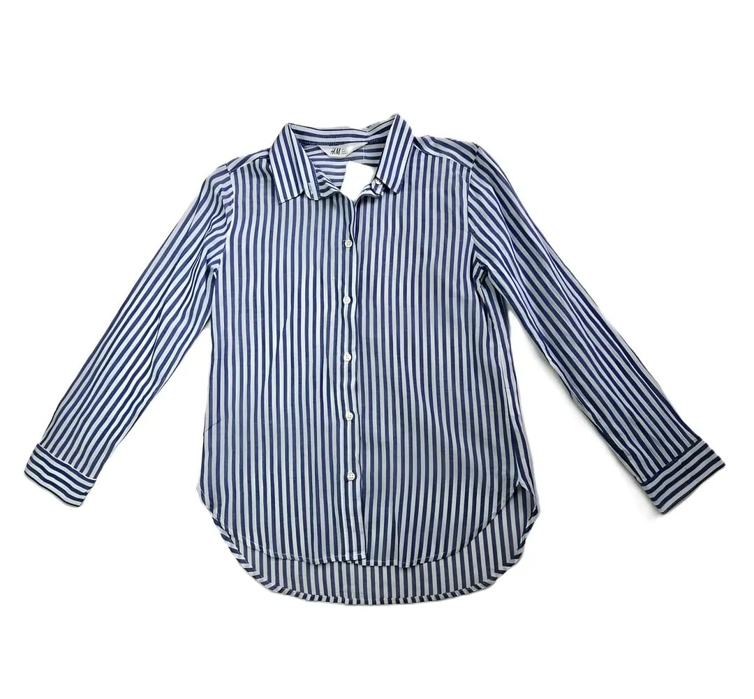 Kemishe Femijesh H&M me Vija Blu dhe te Bardha Outlet/Shirt