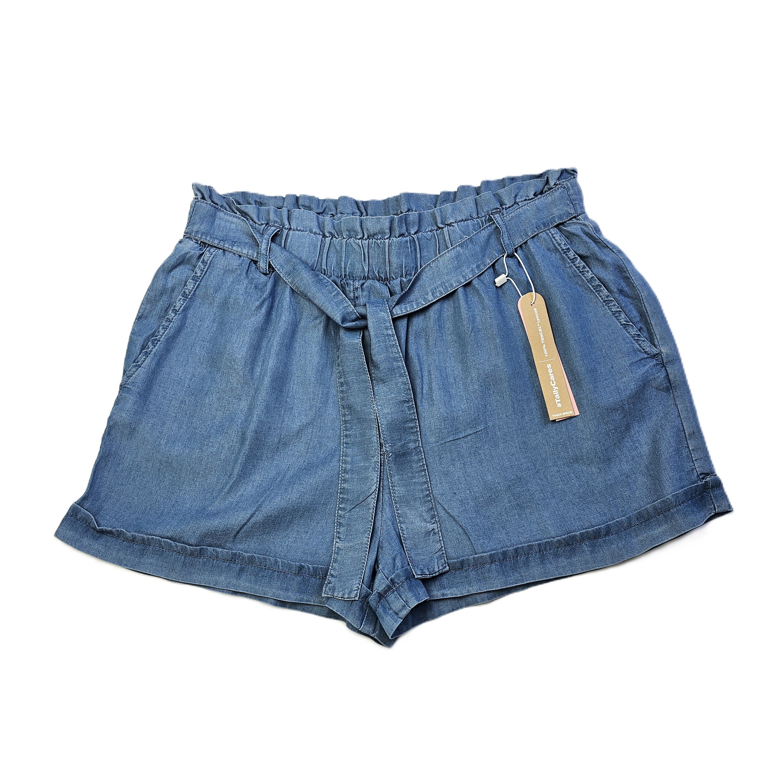 Pantallona te Shkurtra Femrash Tally Weijl Ngjyre Blu Xhins Outlet/Shorts