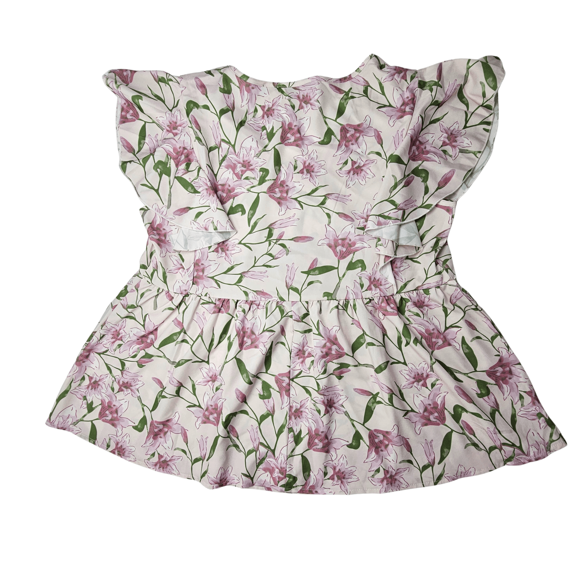 Bluze Femrash Ngjyre Roze e Lehte me Lule Outlet/T-Shirt
