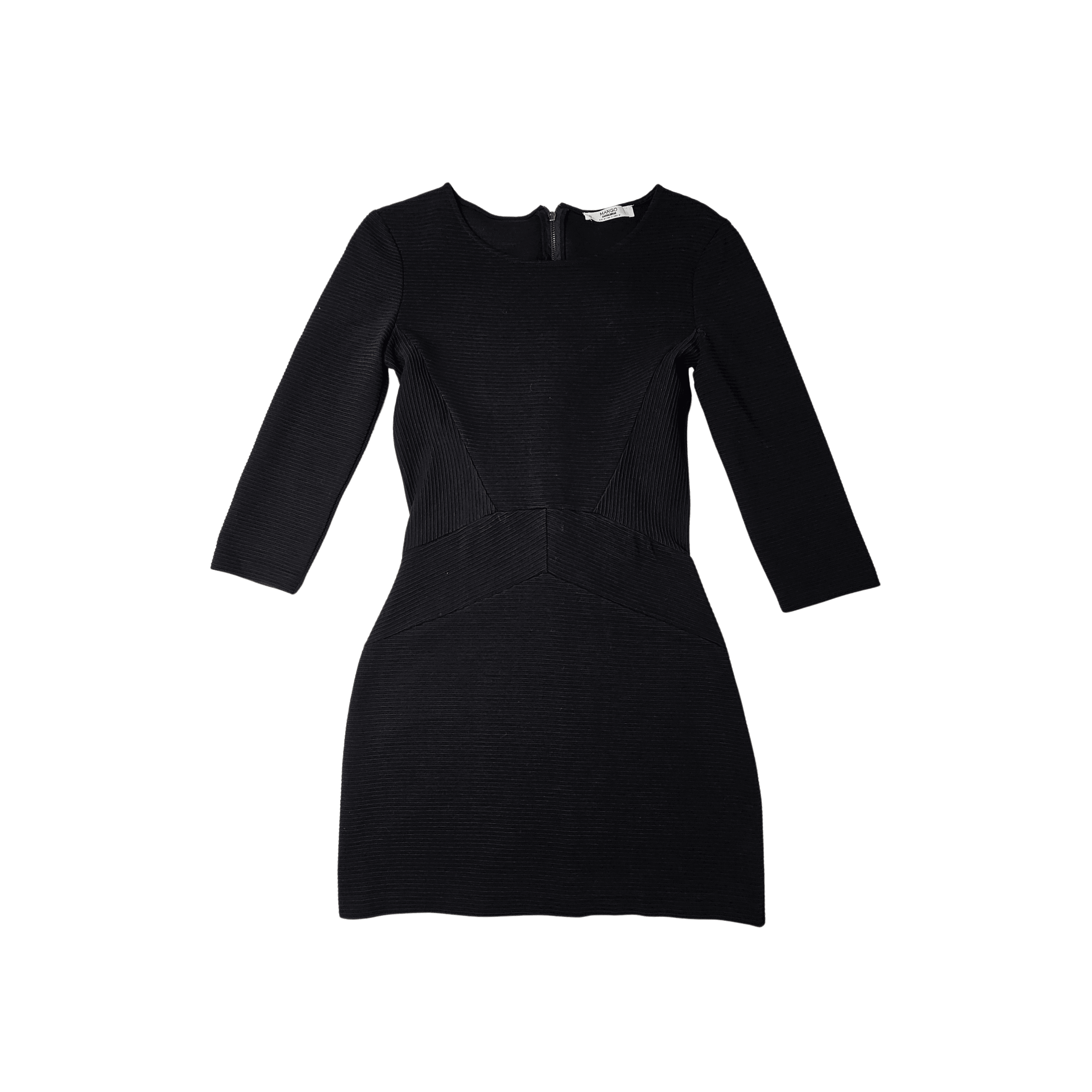 Fustan Femrash Mango Ngjyre i Zi Womens Dress