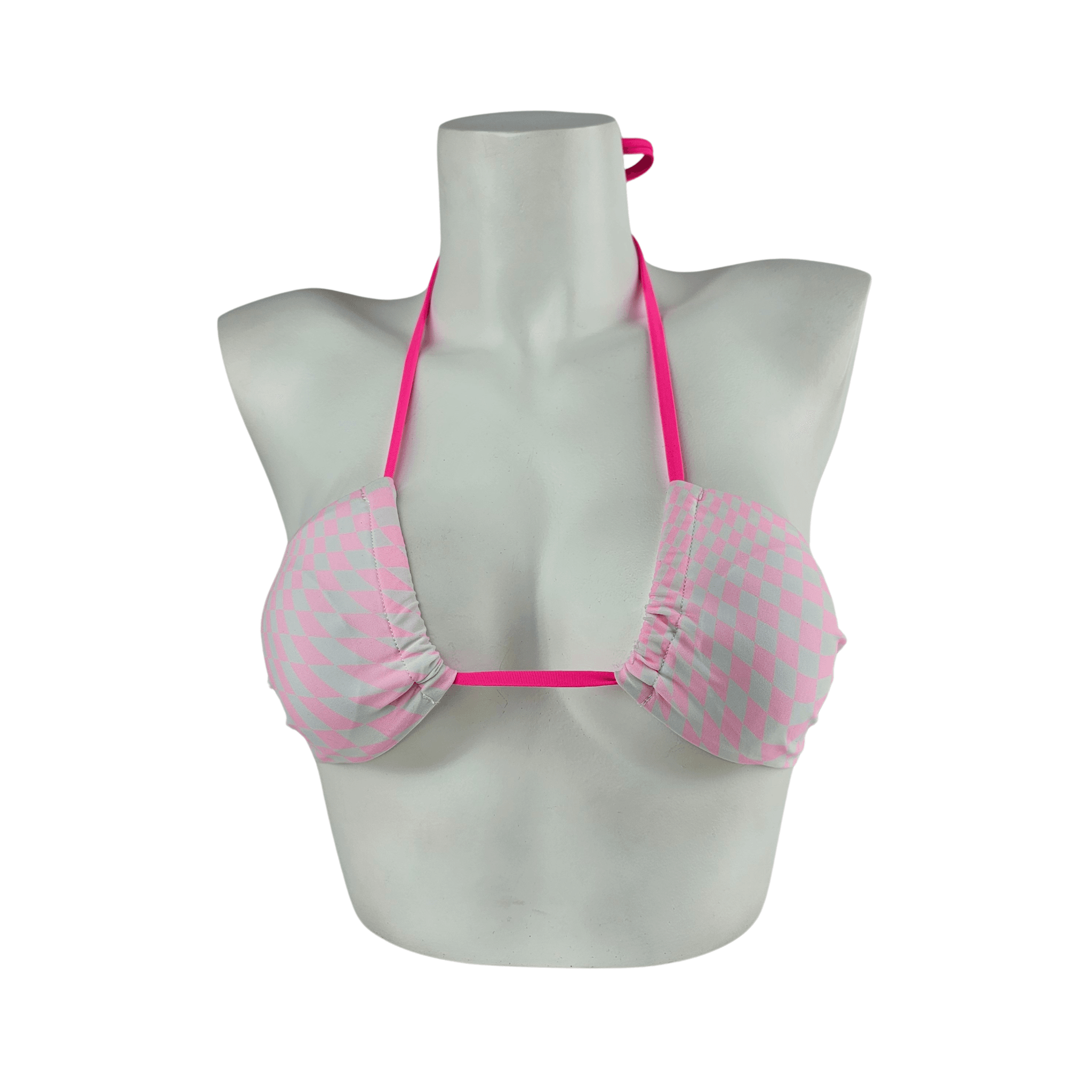 Rroba Banjo Recipeta New Look Ngjyre te Bardha me Dizajn Roze Outlet/Beach Swimwear