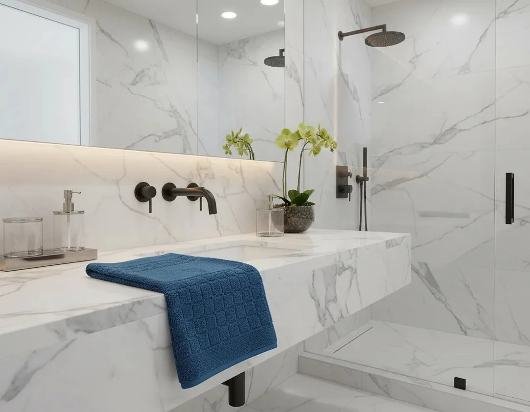 Peshqir Banje Rrugice Blu Ciklamine 1 Cope 50x80 cm 350 gr Bath-Body Towel