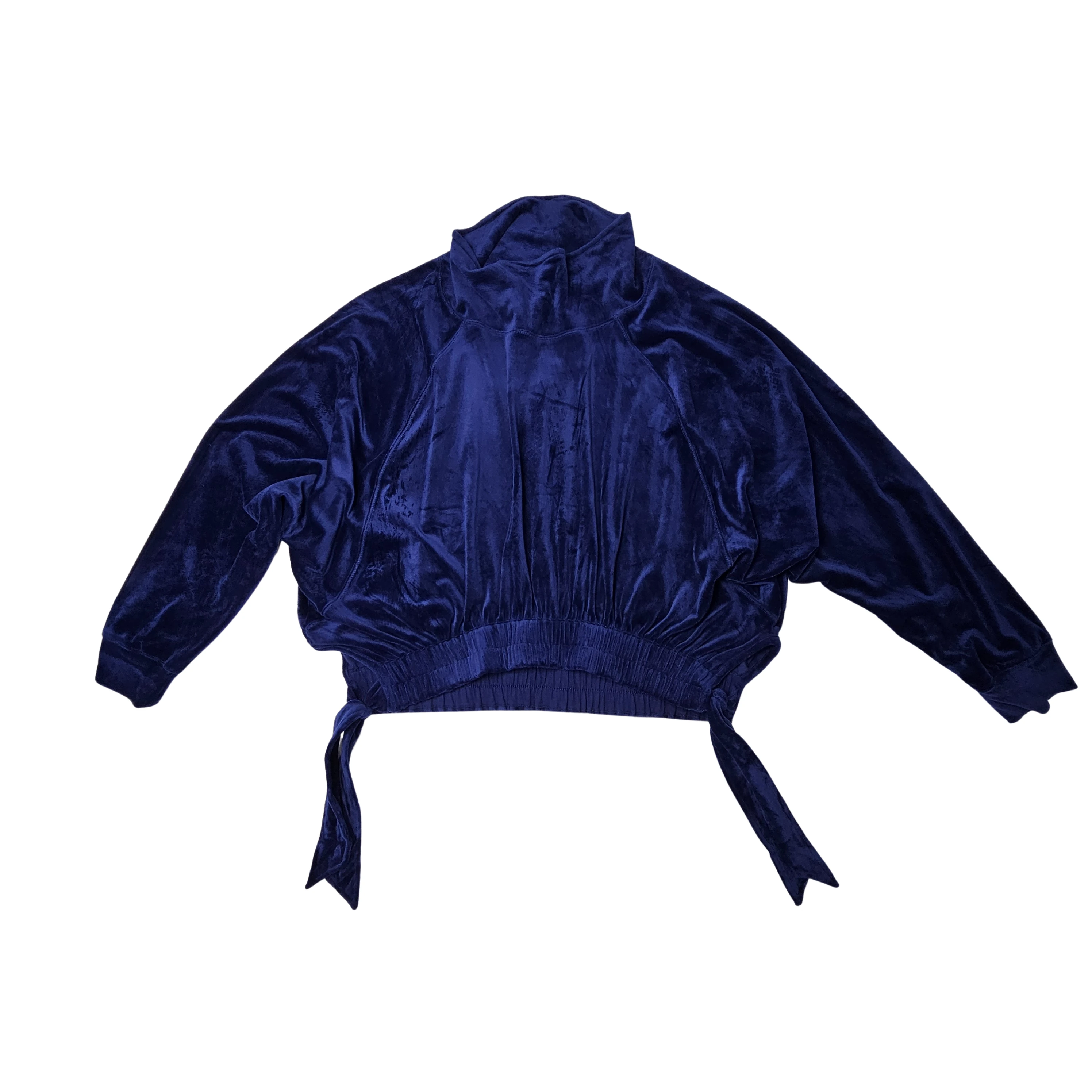 Bluze Femrash Velvet Ngjyre Blu e Erret Outle Women's Velvet T Shirt